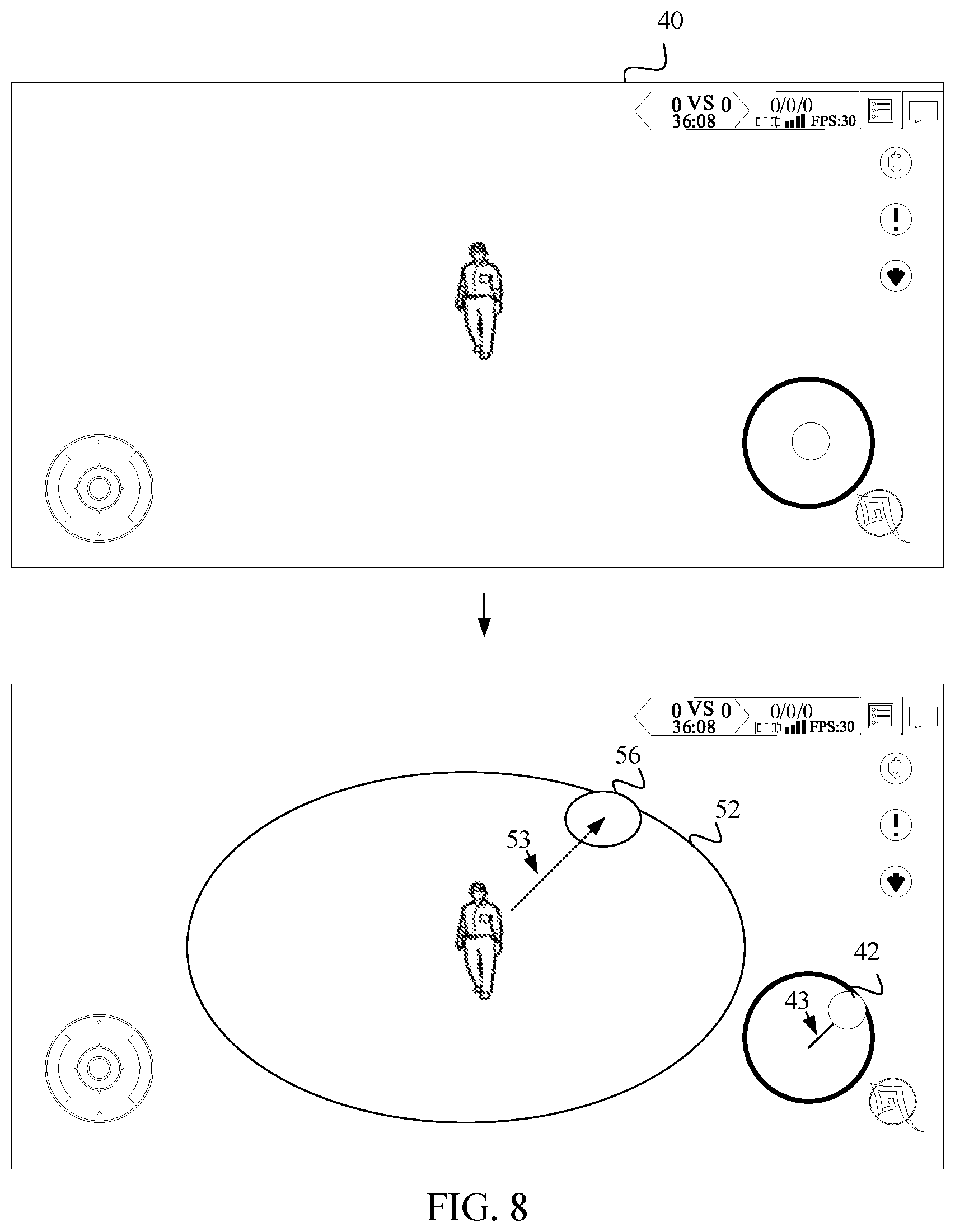 Patent US12102916 Figure 7 – Ability aiming method and apparatus in three-dimensional virtual environment, device, and storage medium