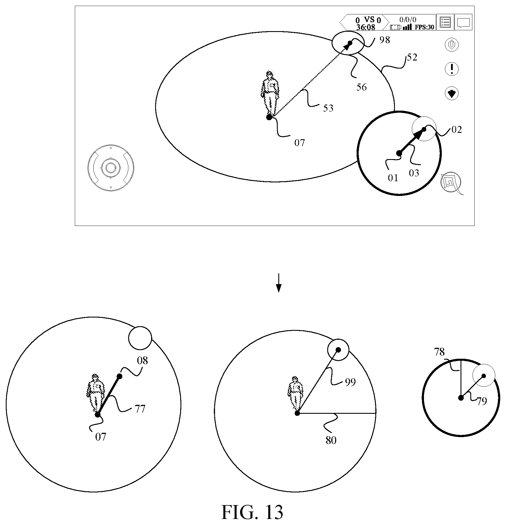 Patent US12102916 Figure 11 – Ability aiming method and apparatus in three-dimensional virtual environment, device, and storage medium