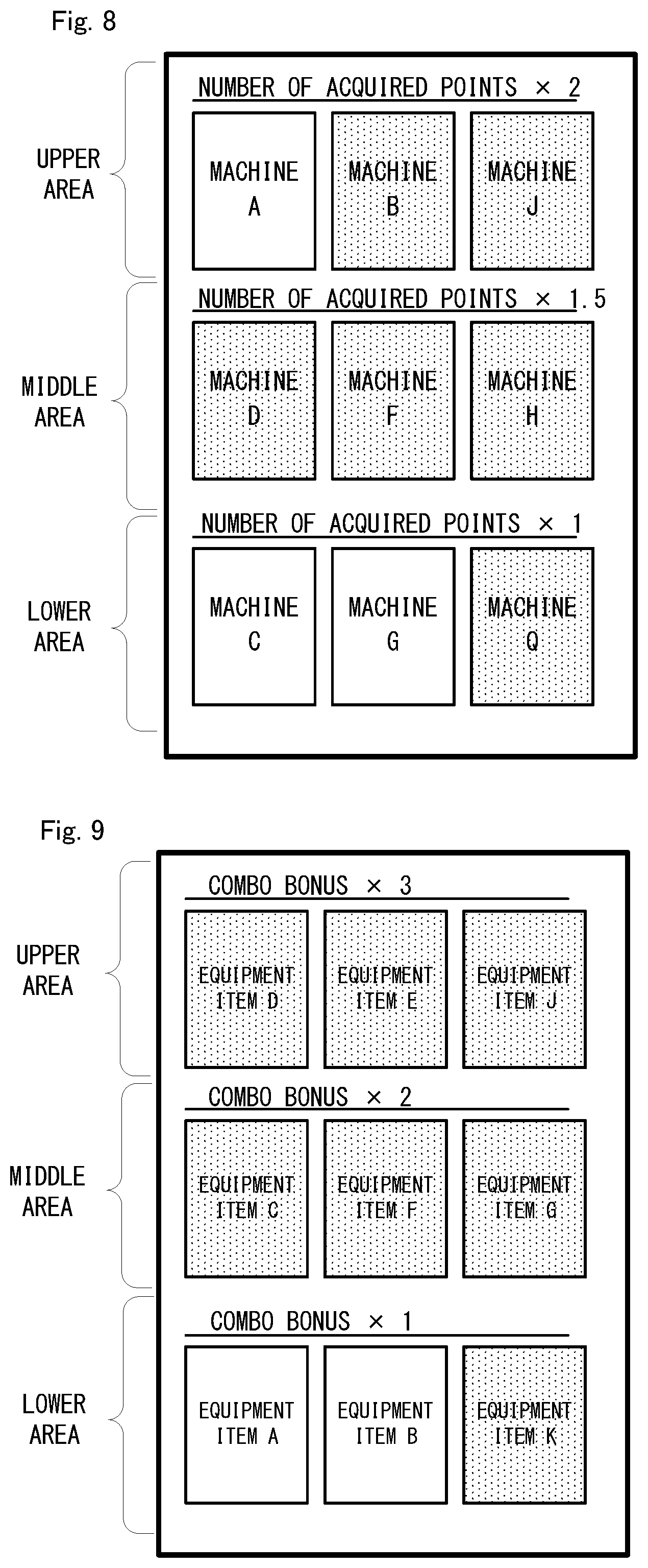 Patent US12102922 Figure 6 – Non-transitory computer-readable storage medium having information processing program stored therein, information processing apparatus, information processing system, and information processing method for playing a game having a predetermined element selected therein