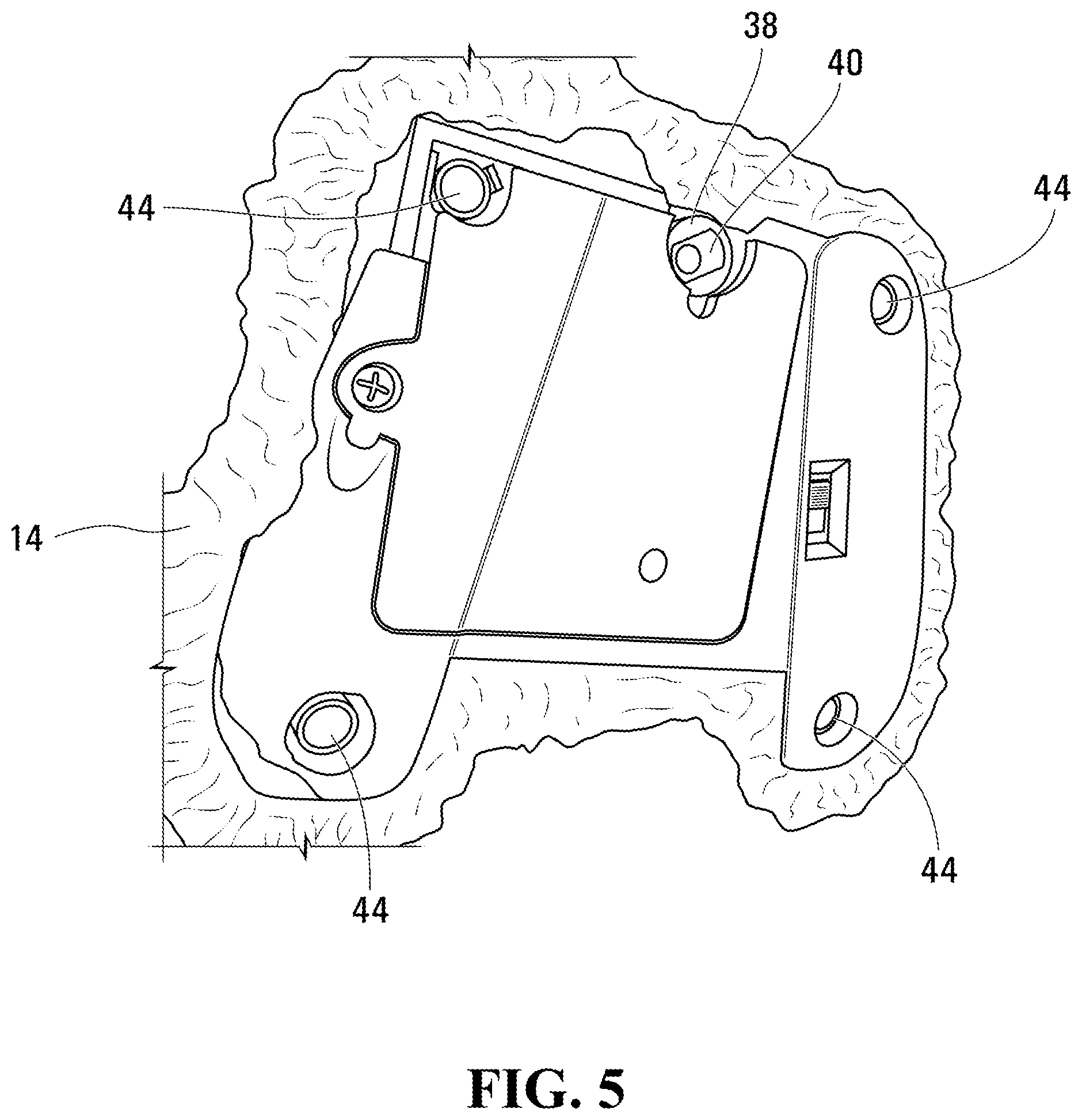 Patent US12102932 Figure 6 – Assembly with inner object in housing that breaks out of housing