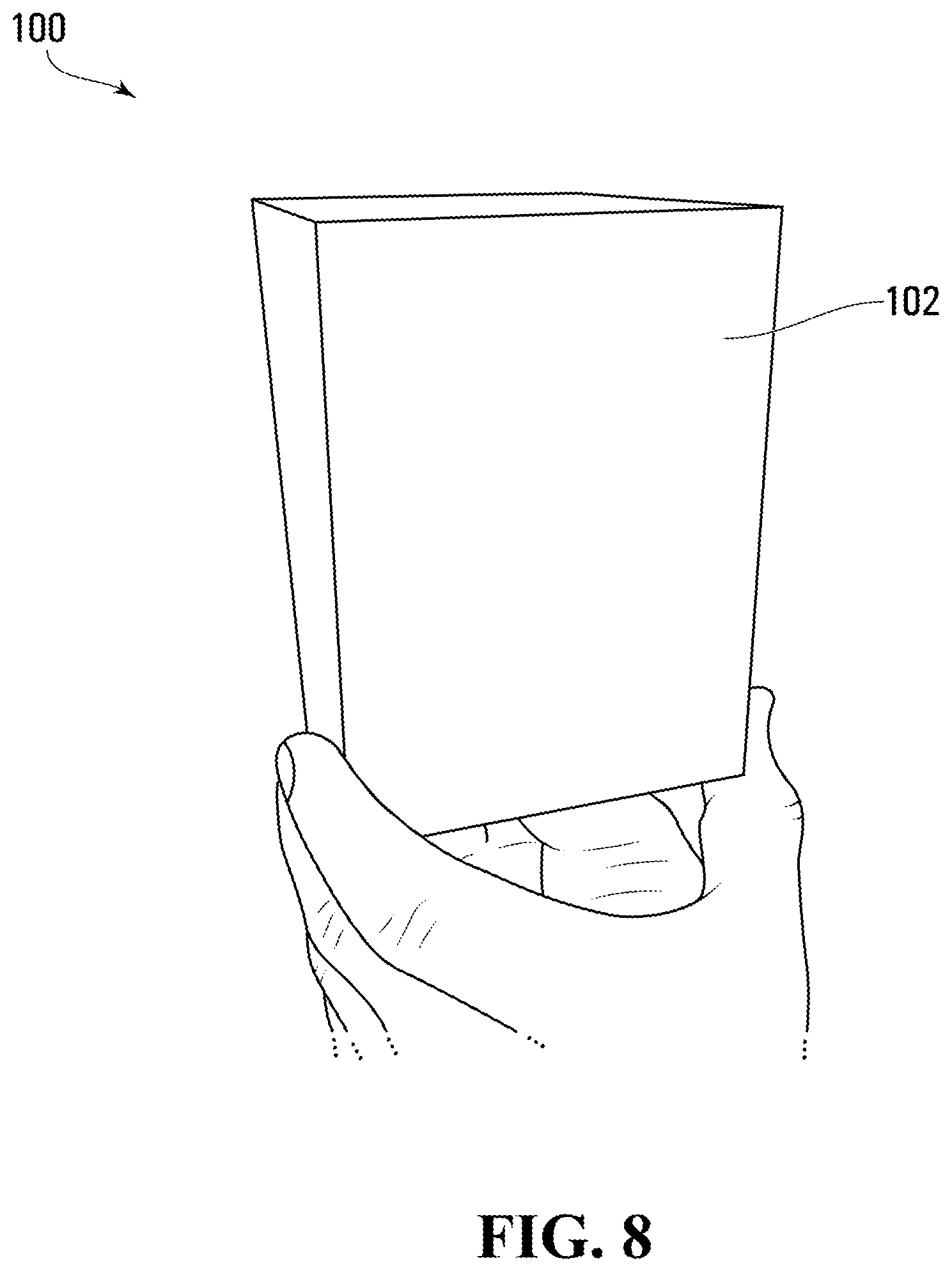 Patent US12102932 Figure 9 – Assembly with inner object in housing that breaks out of housing