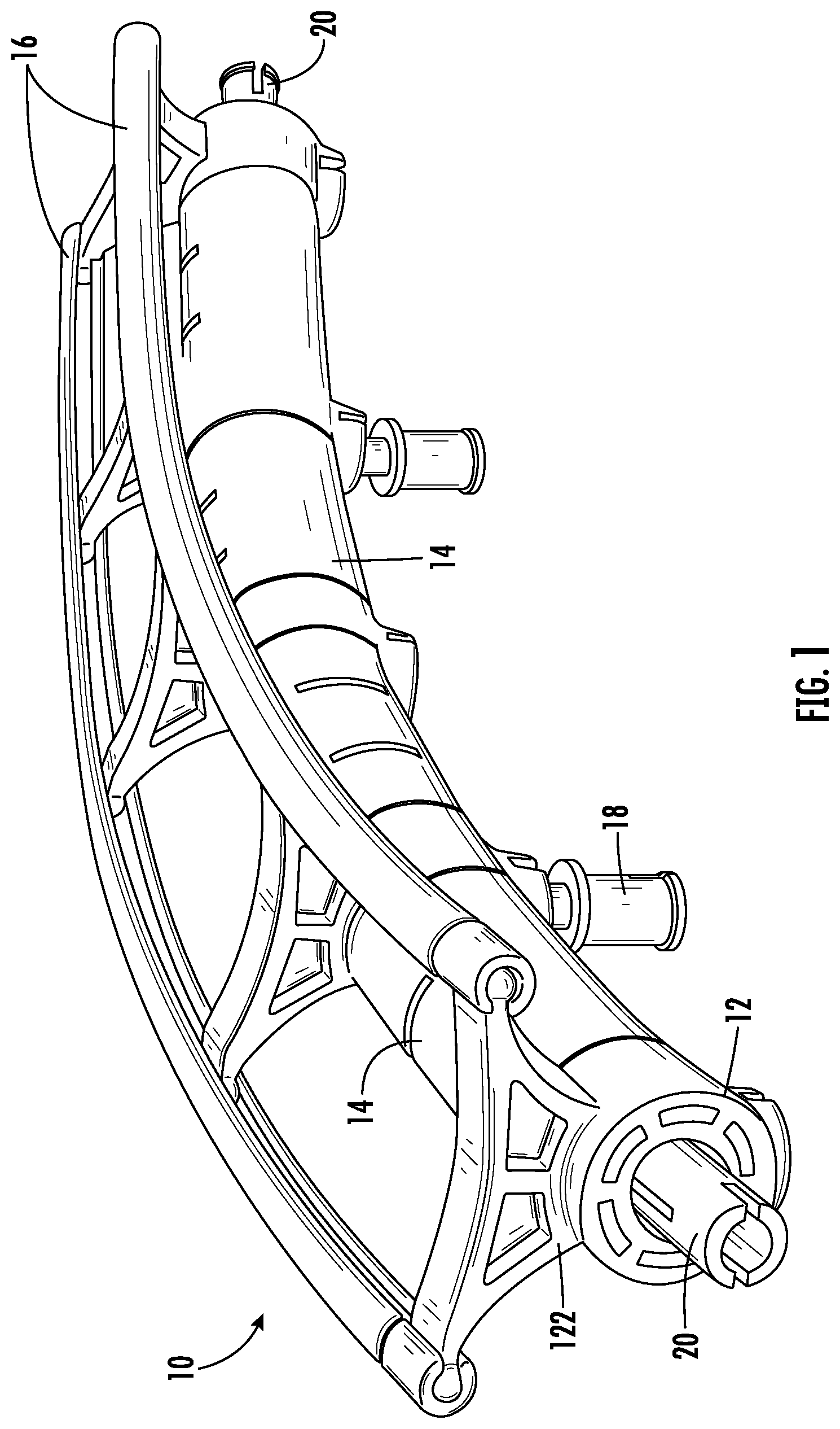 Patent US12102933 Figure 1 – Flexible track assembly