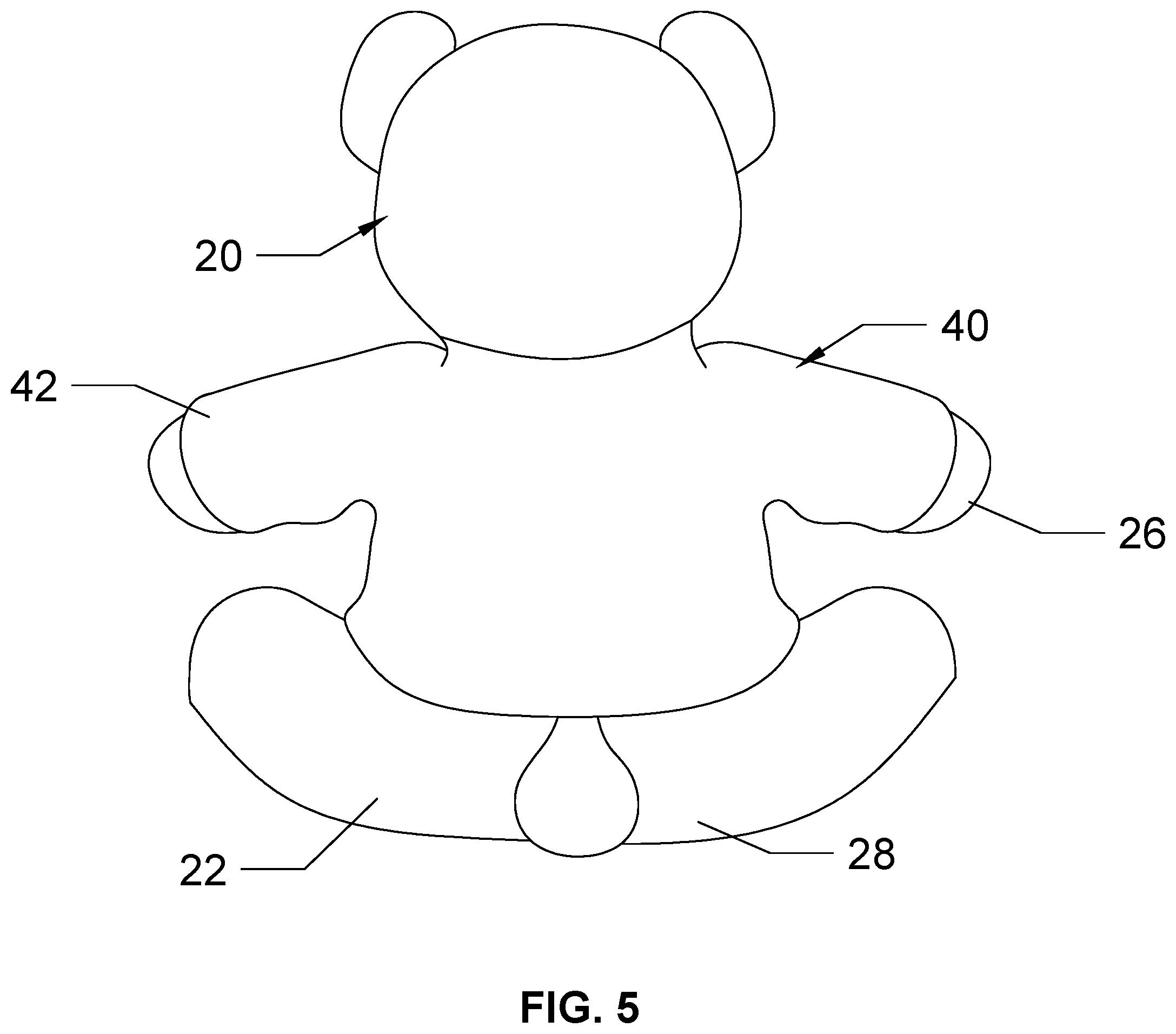 Patent US12102934 Figure 5 – Religious speaking teddy bear