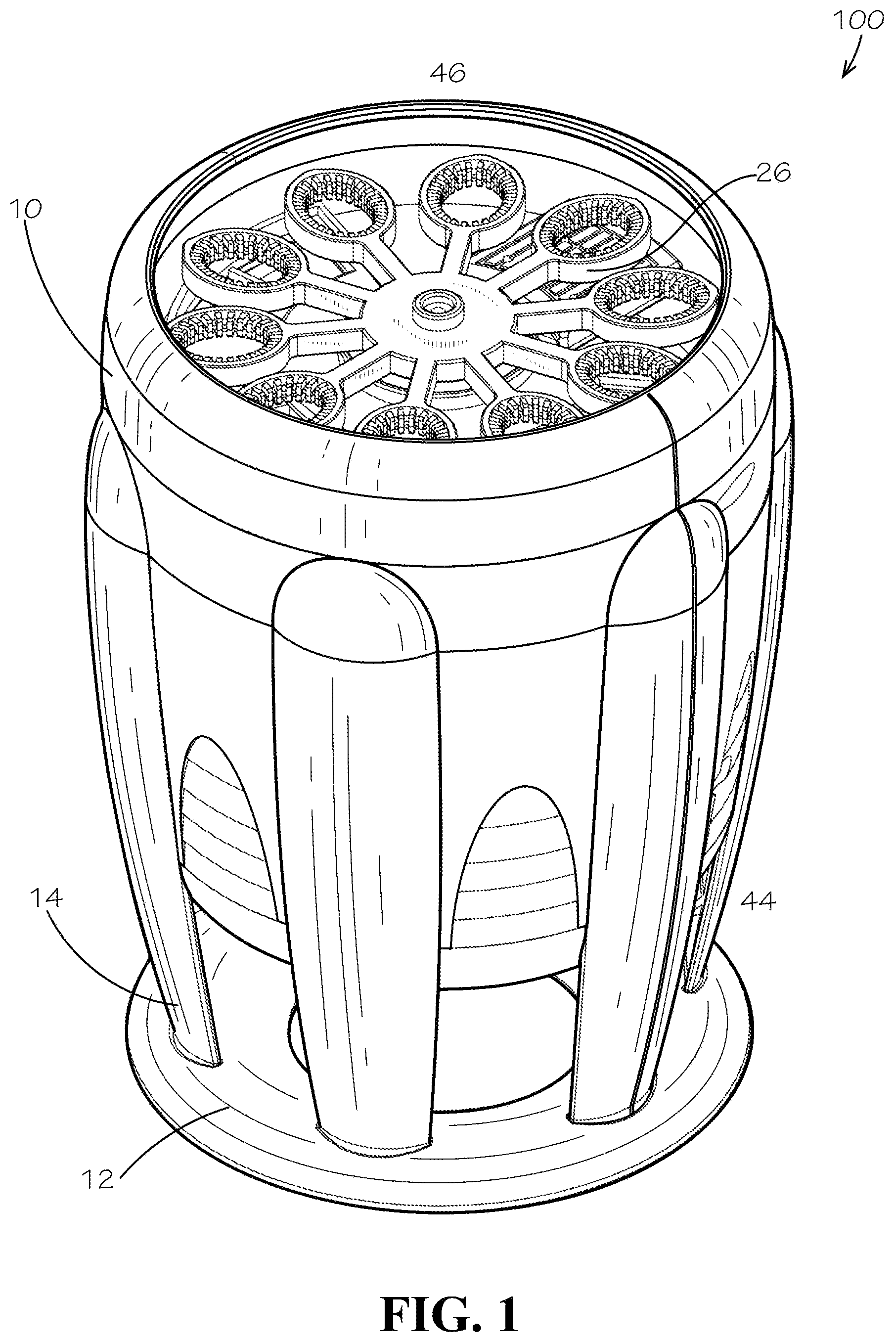 Patent US12102935 Figure 1 – Bubble blower