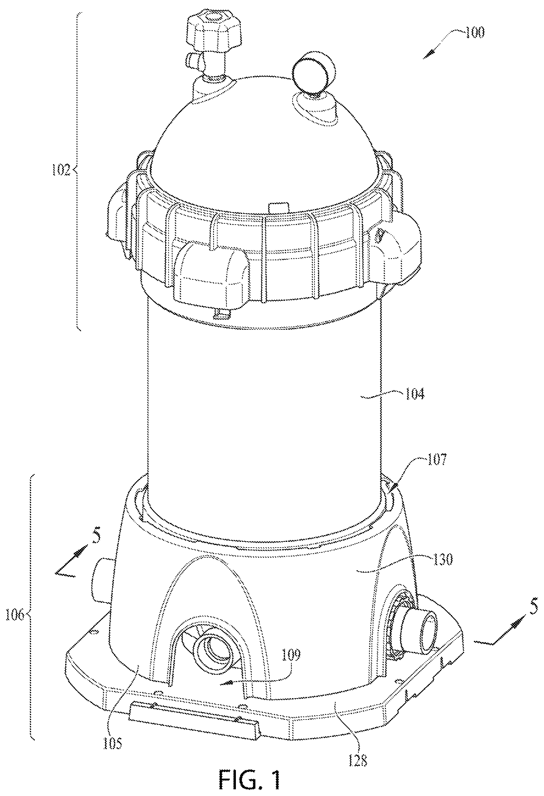 Patent US12102946 — Pipeline filter — Figure 1