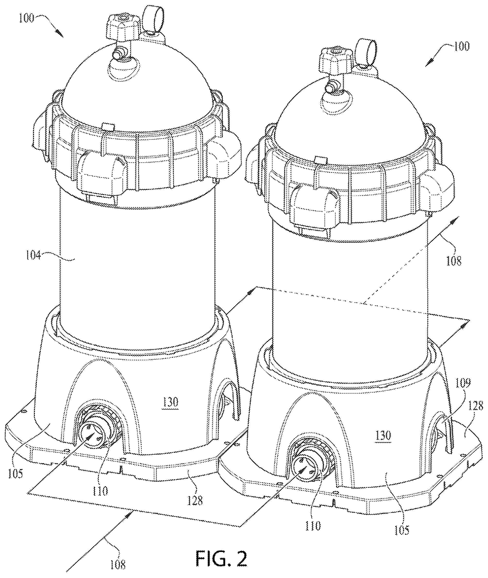 Patent US12102946 Figure 2 – Pipeline filter