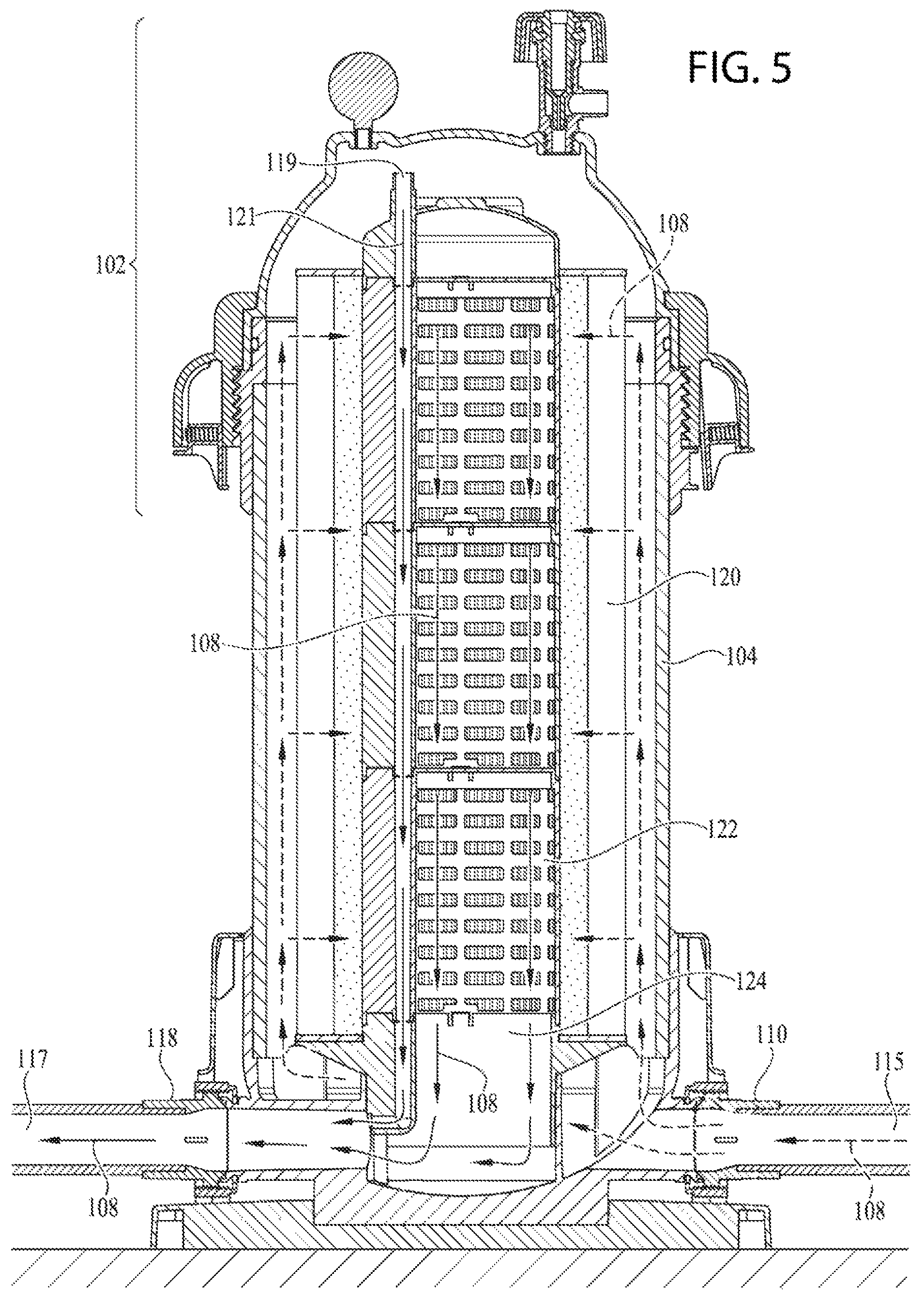 Patent US12102946 Figure 4 – Pipeline filter