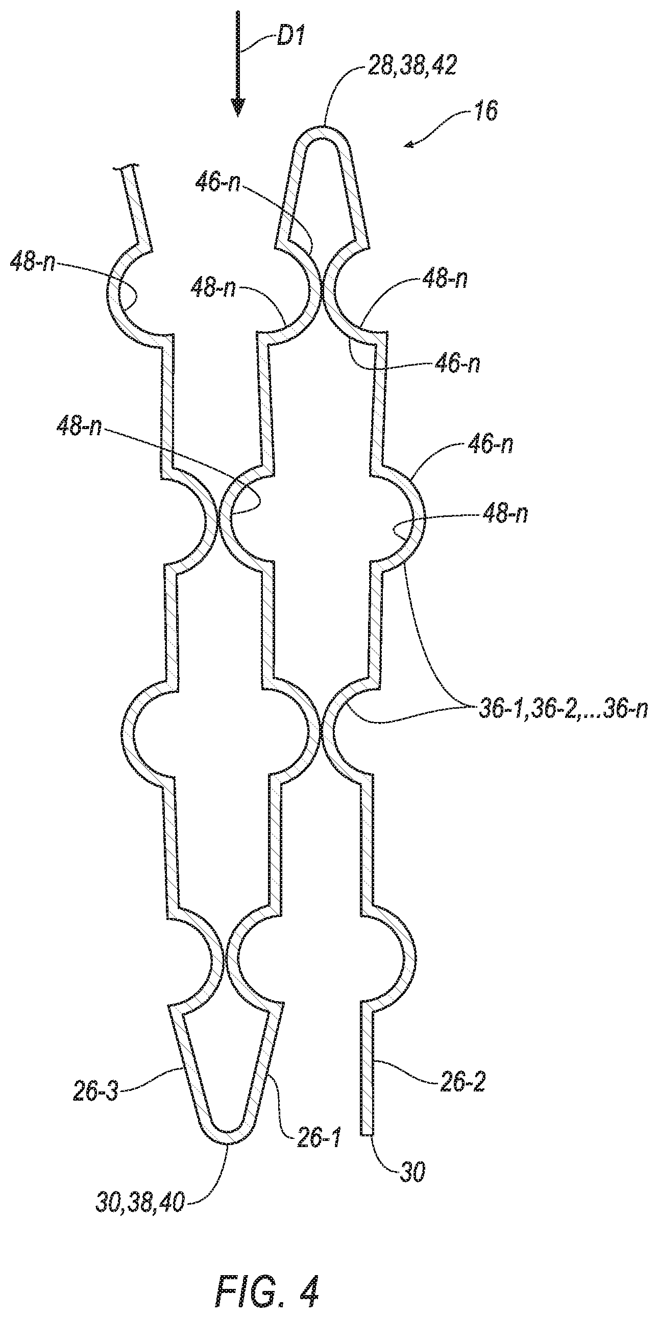 Patent US12102949 Figure 6 – Filter media having angled embossments