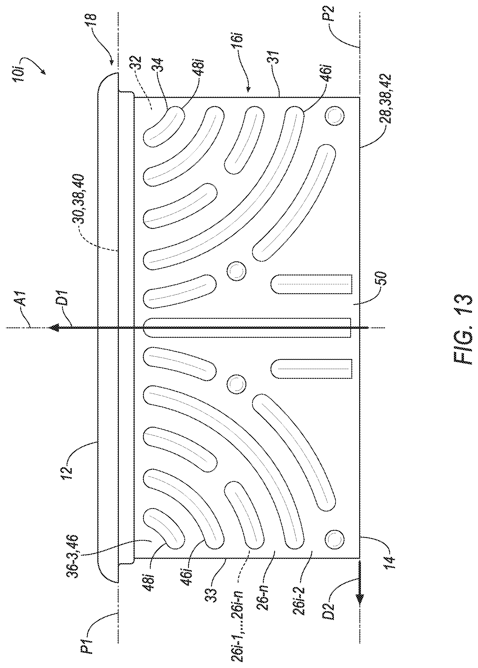 Patent US12102949 Figure 15 – Filter media having angled embossments