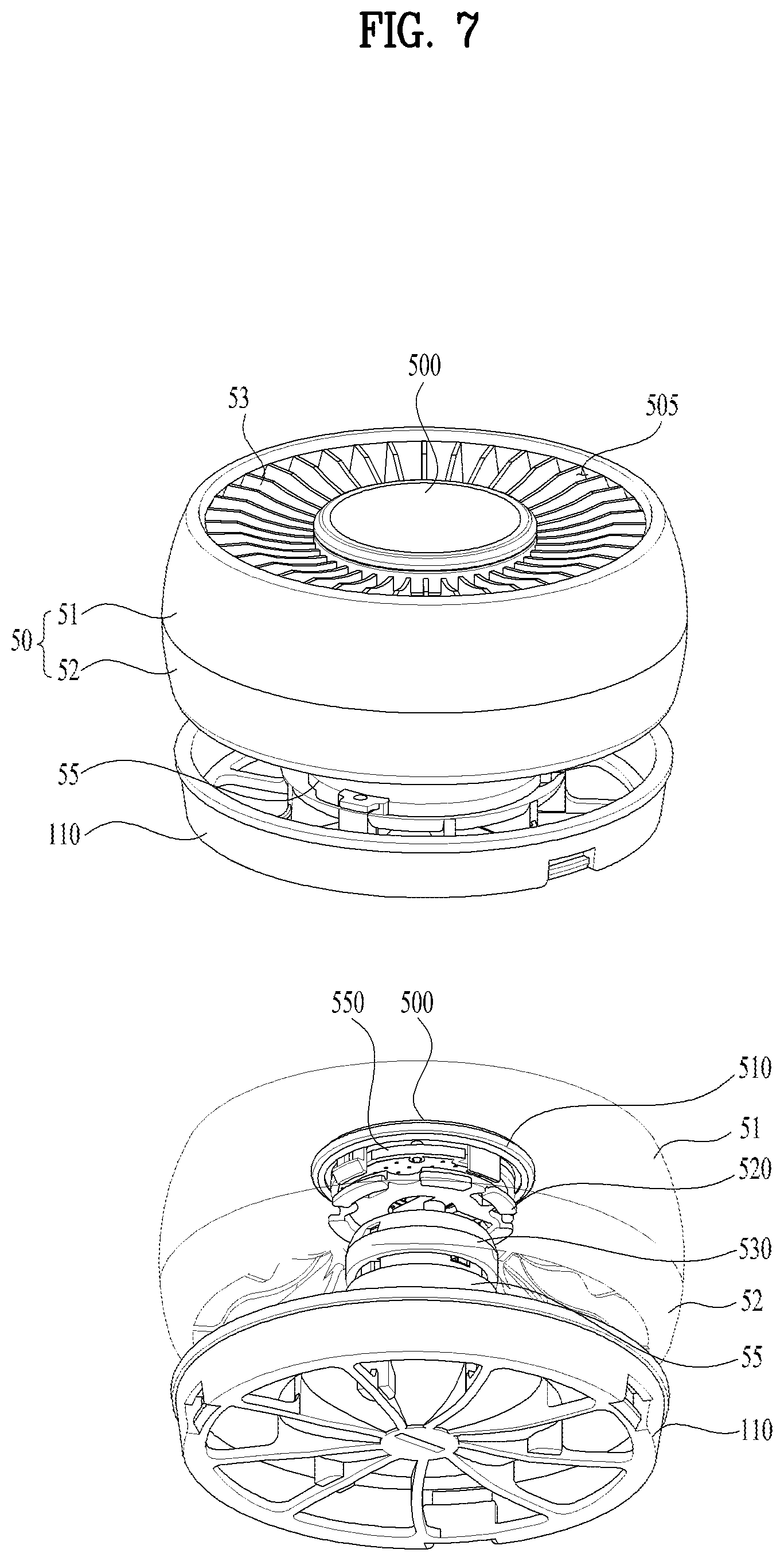 Patent US12102951 Figure 7 – Air cleaner