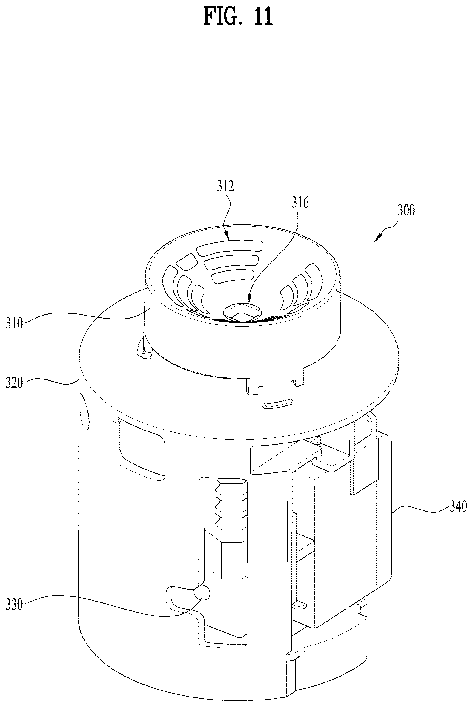 Patent US12102951 Figure 12 – Air cleaner