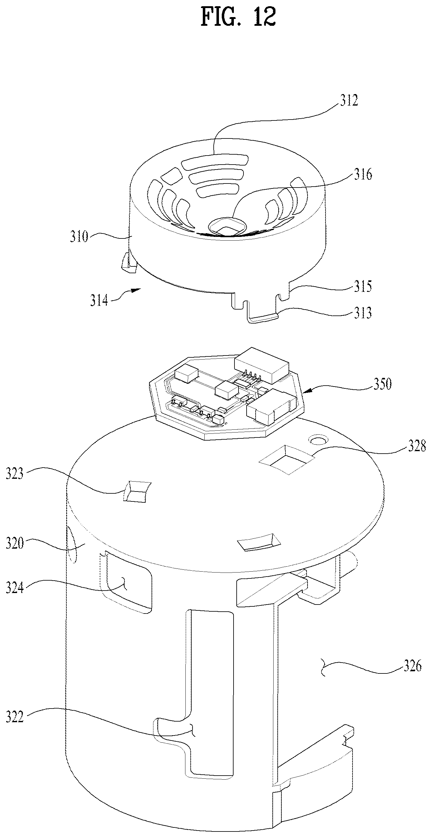 Patent US12102951 Figure 13 – Air cleaner