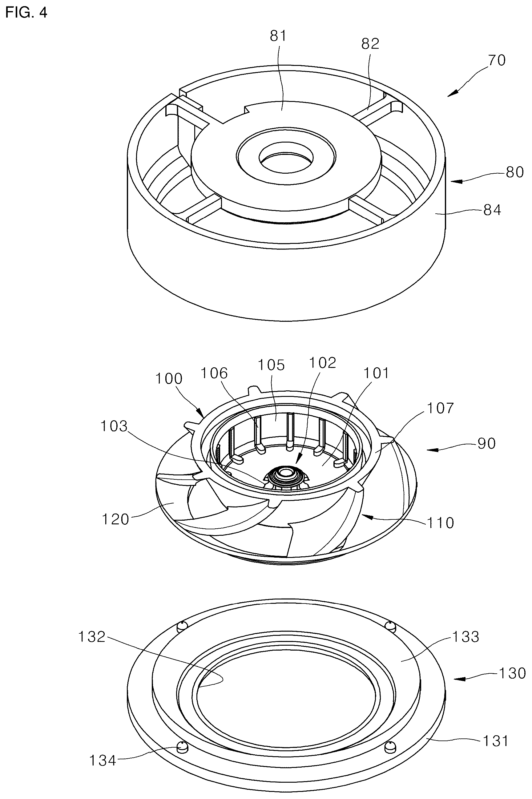 Patent US12102952 Figure 4 – Portable air purifier