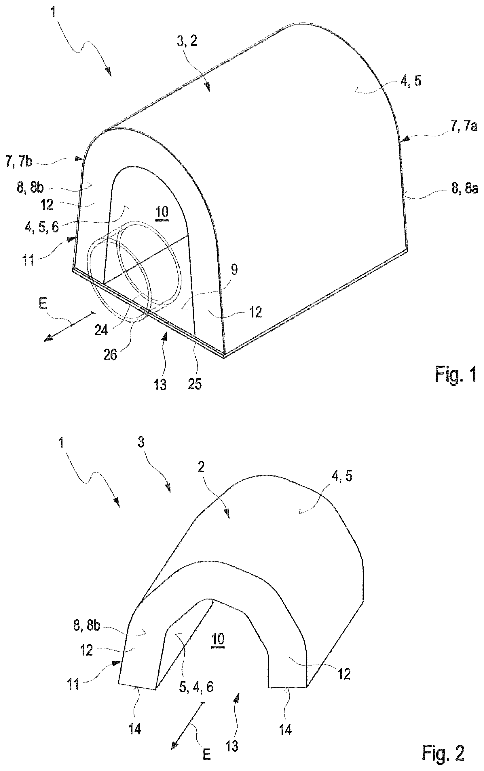 Patent US12102954 Figure 1 – Filter element for filtering a device