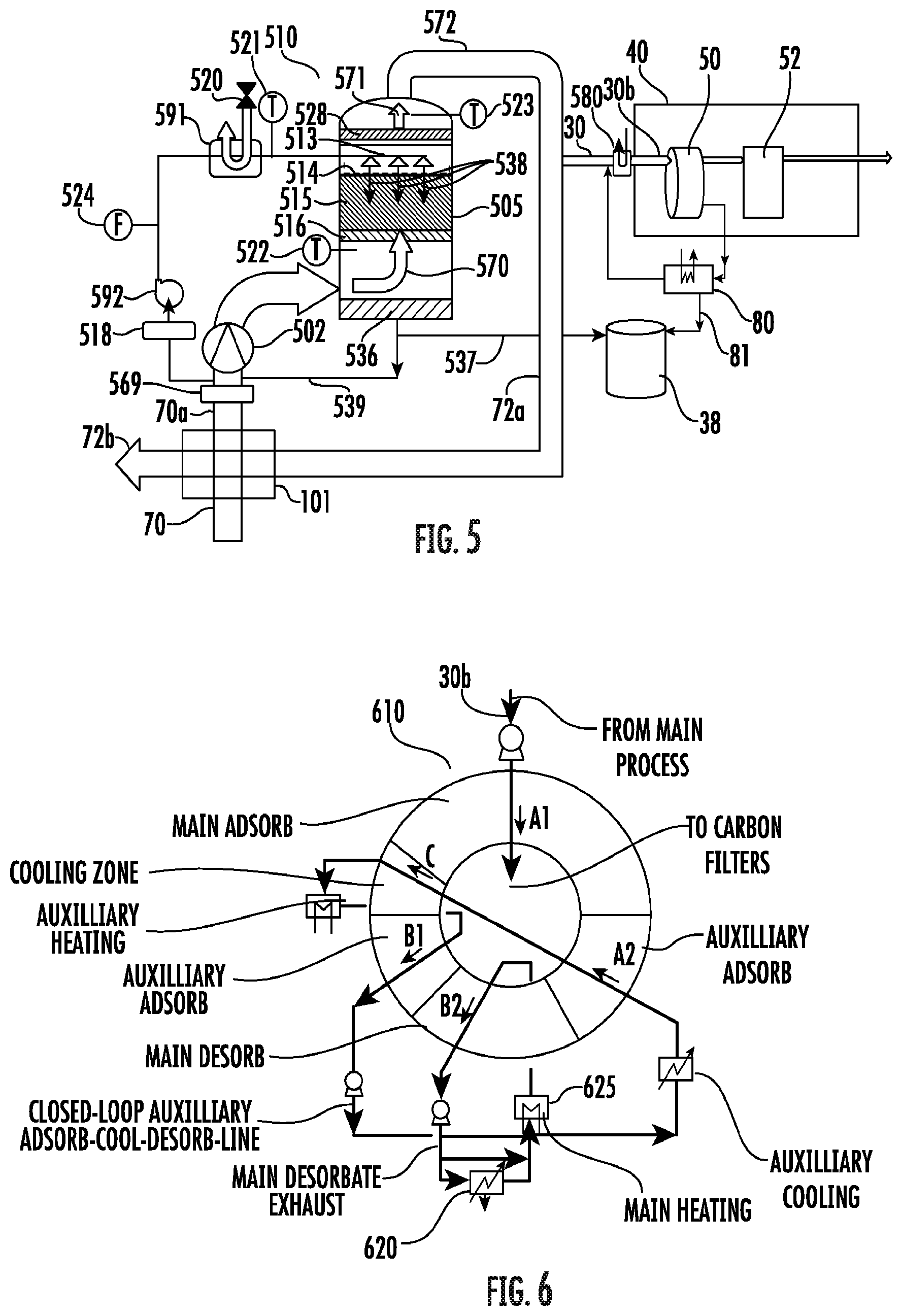 Patent US12102955 Figure 5 – Apparatus and method for solvent recovery from drying process