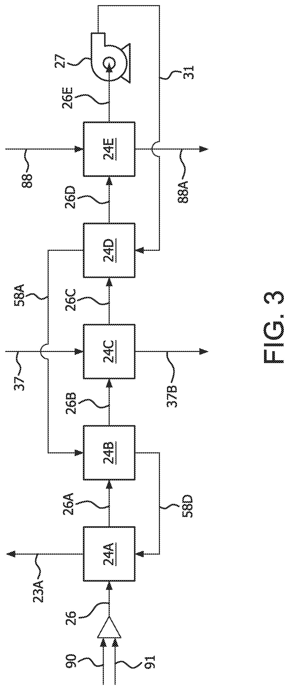 Patent US12102961 Figure 3 – Carbon dioxide separation system and method