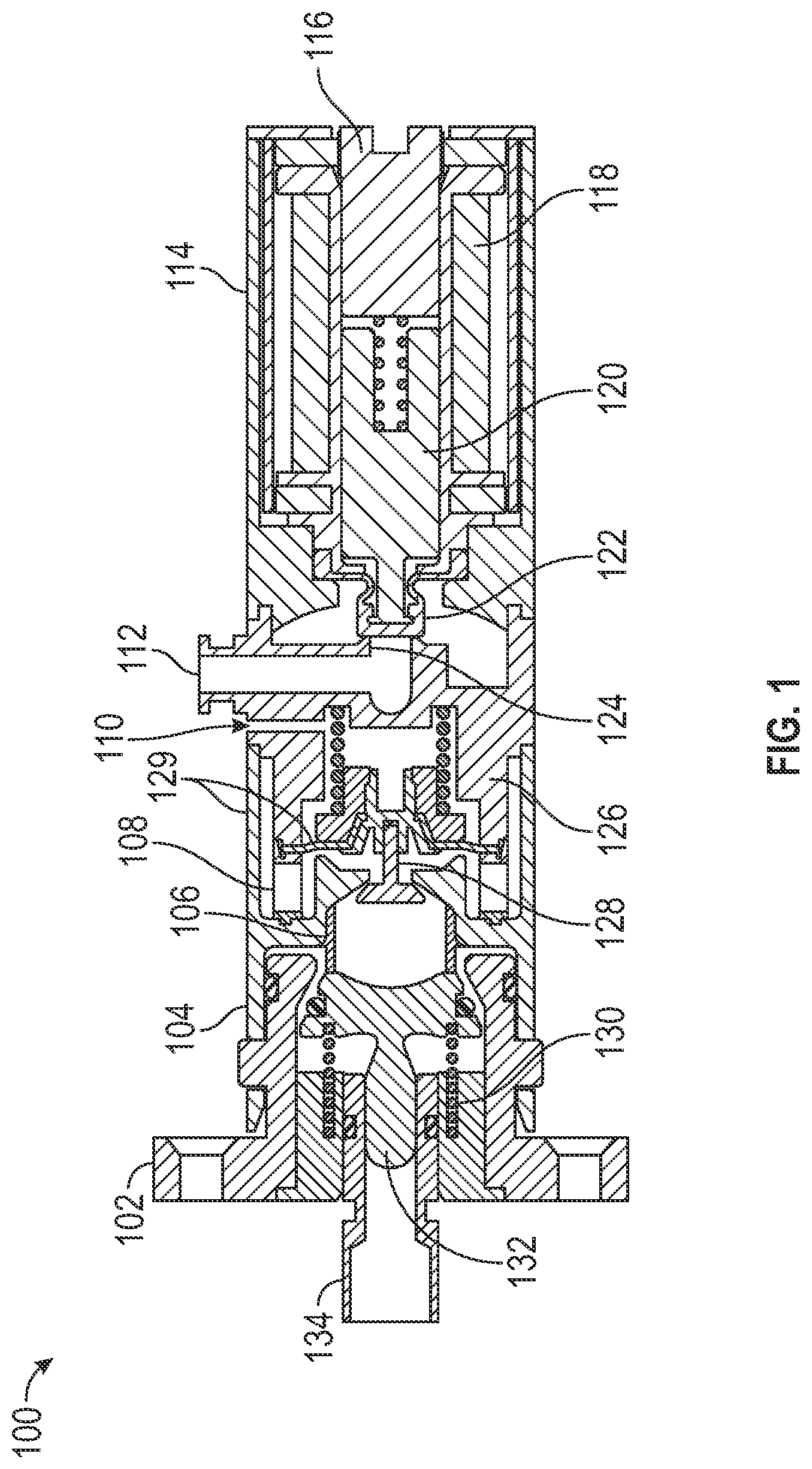 Patent US12102969 Figure 1 – Valve device