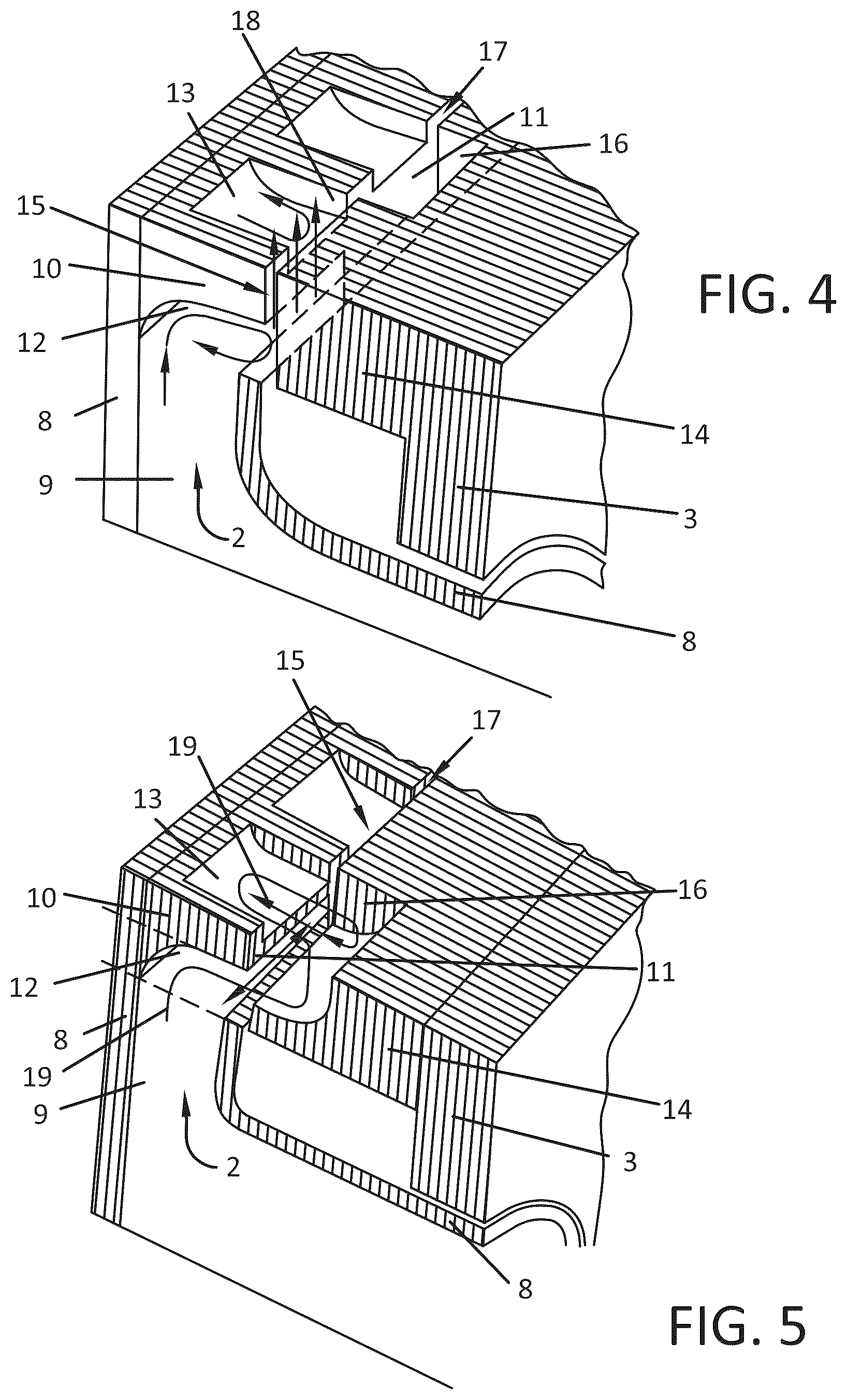 Patent US12102971 Figure 3 – Generator of a vortex braid broken up into a system of toroid vortices
