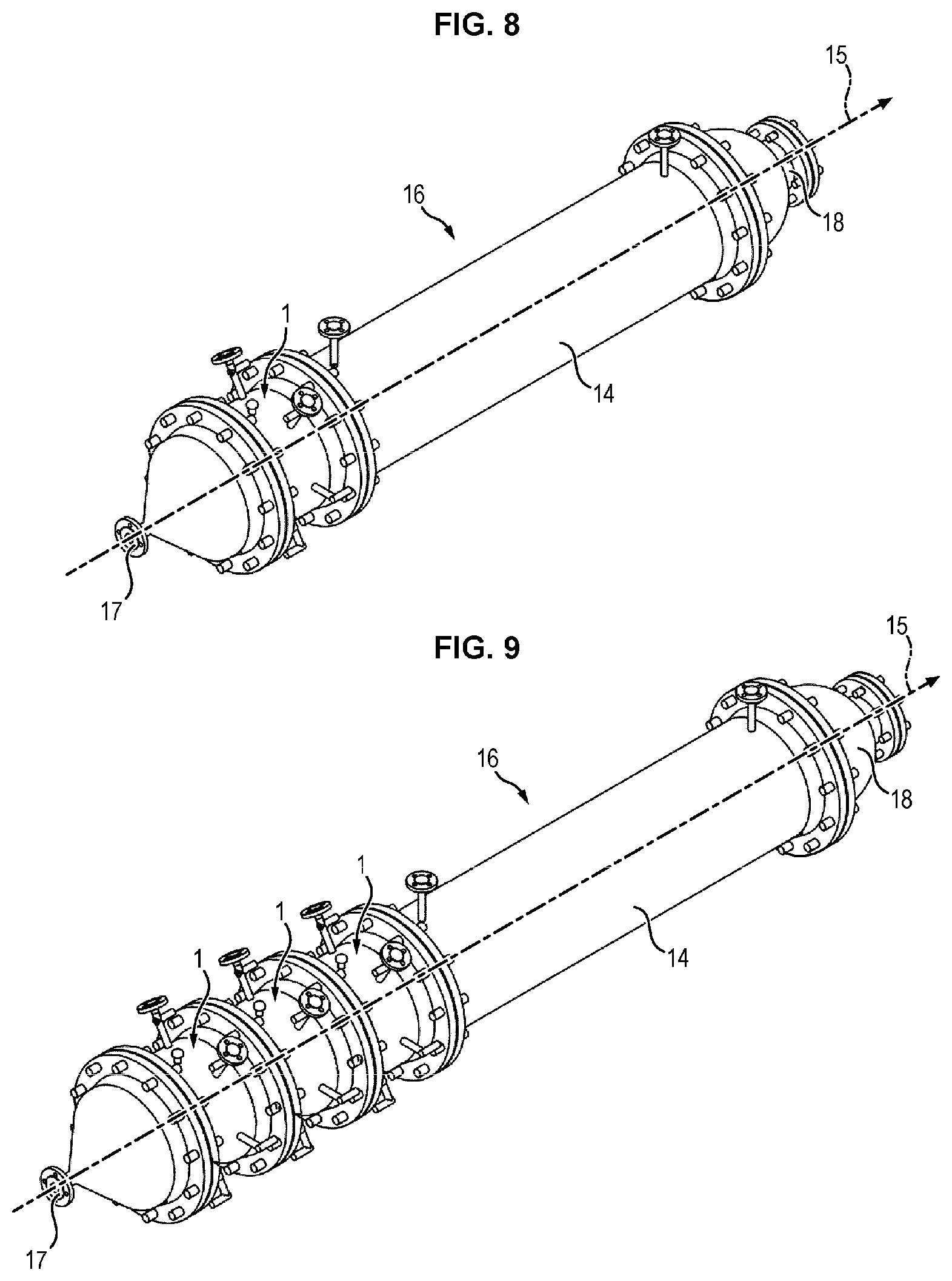 Patent US12102974 Figure 5 – Reactor for the conversion of carbon dioxide