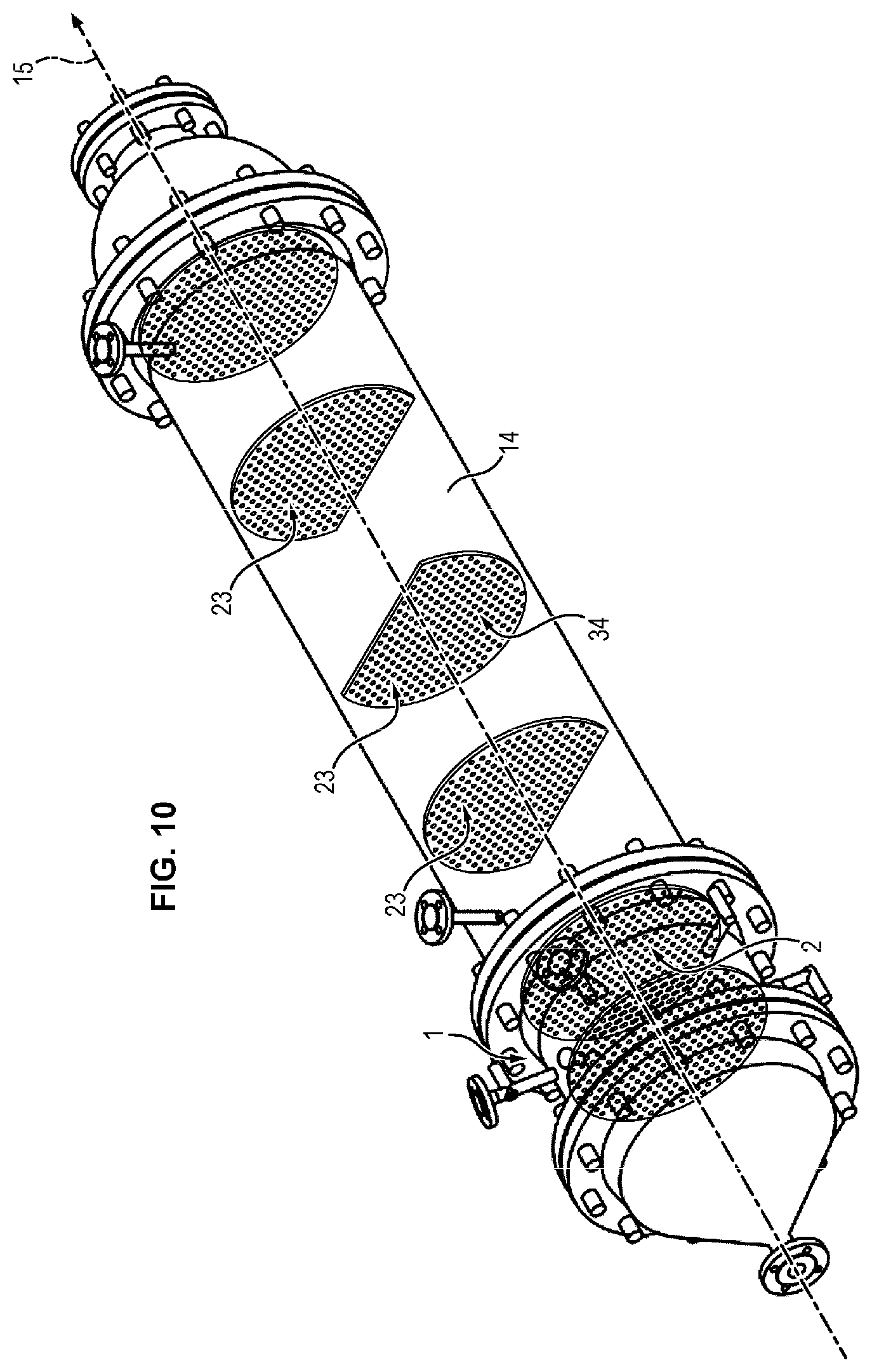 Patent US12102974 Figure 6 – Reactor for the conversion of carbon dioxide