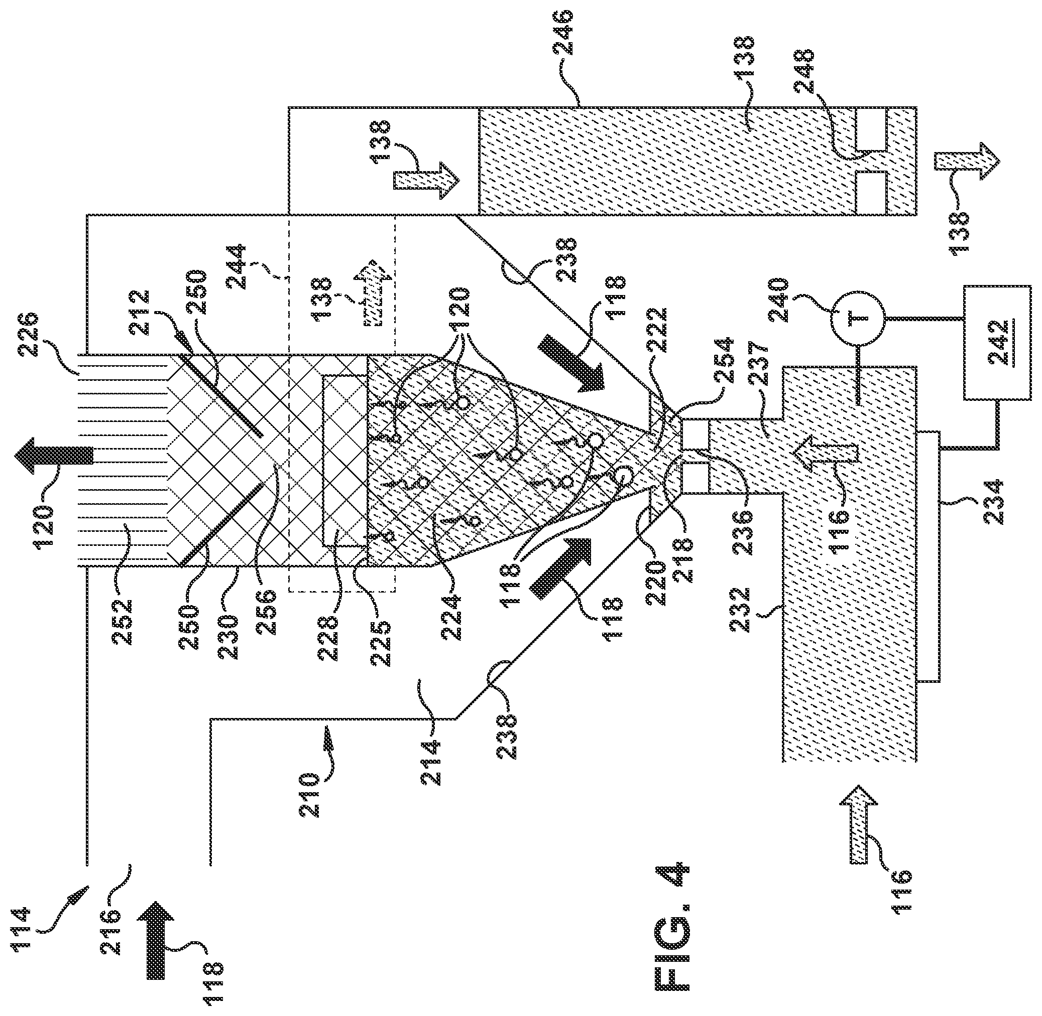 Patent US12102975 Figure 4 – Lattice structure for sparging evaporator in catalytic inerting system