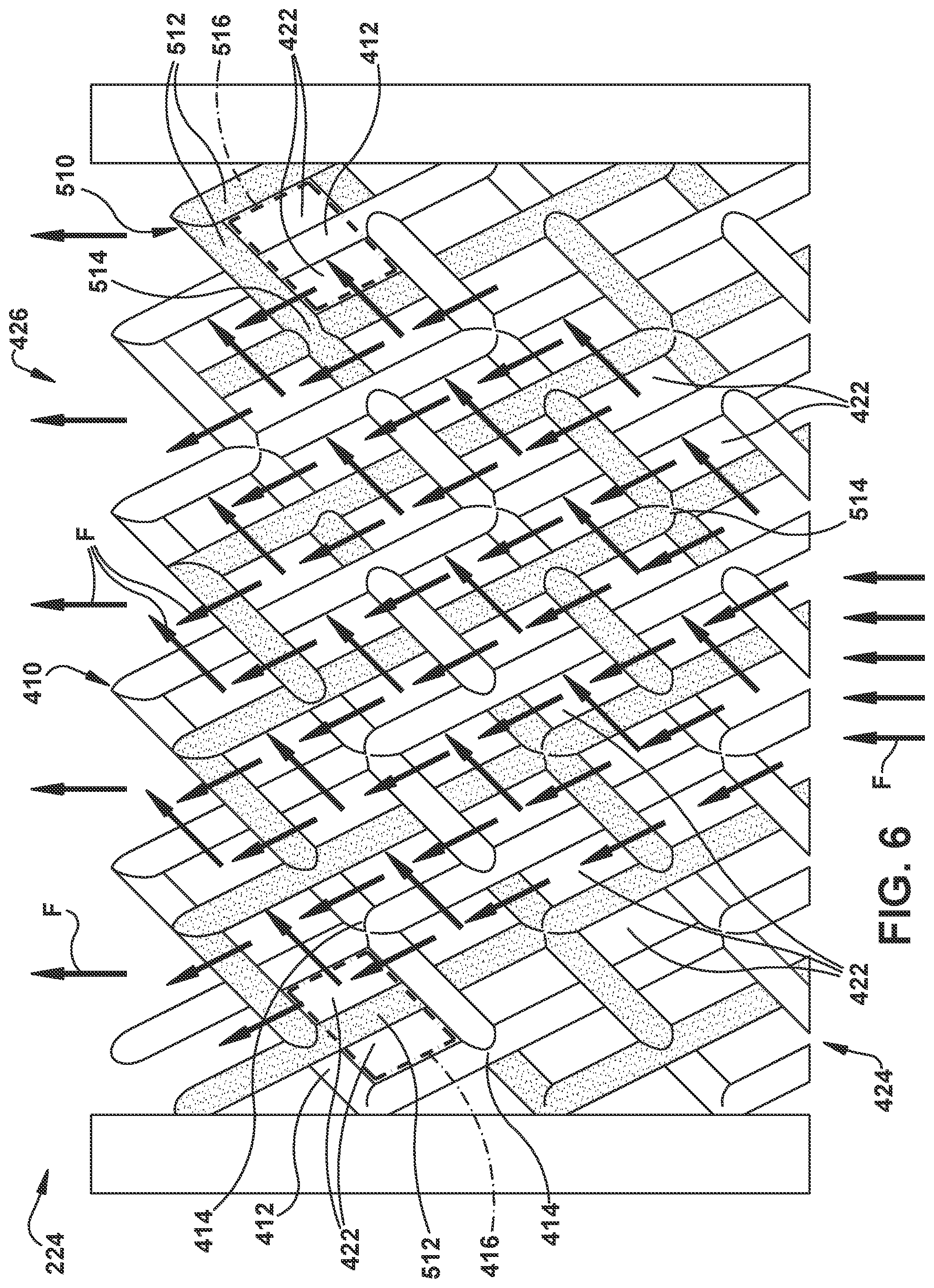 Patent US12102975 Figure 6 – Lattice structure for sparging evaporator in catalytic inerting system