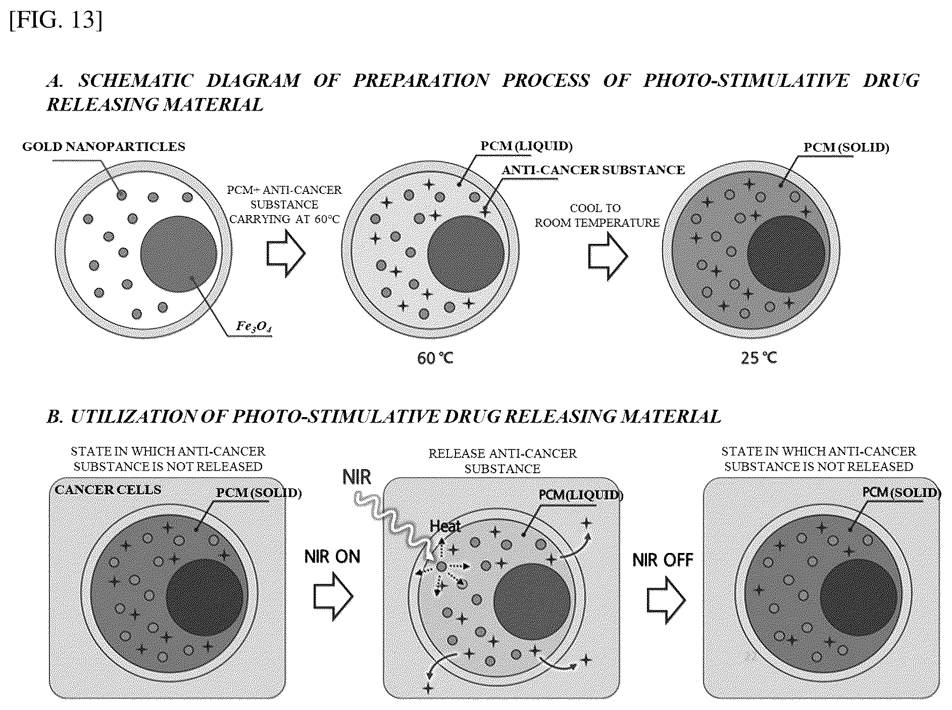 Patent US12102985 Figure 8 – Metal particle-loaded hollow mesoporous organosilica nano/microparticles and method for manufacturing same