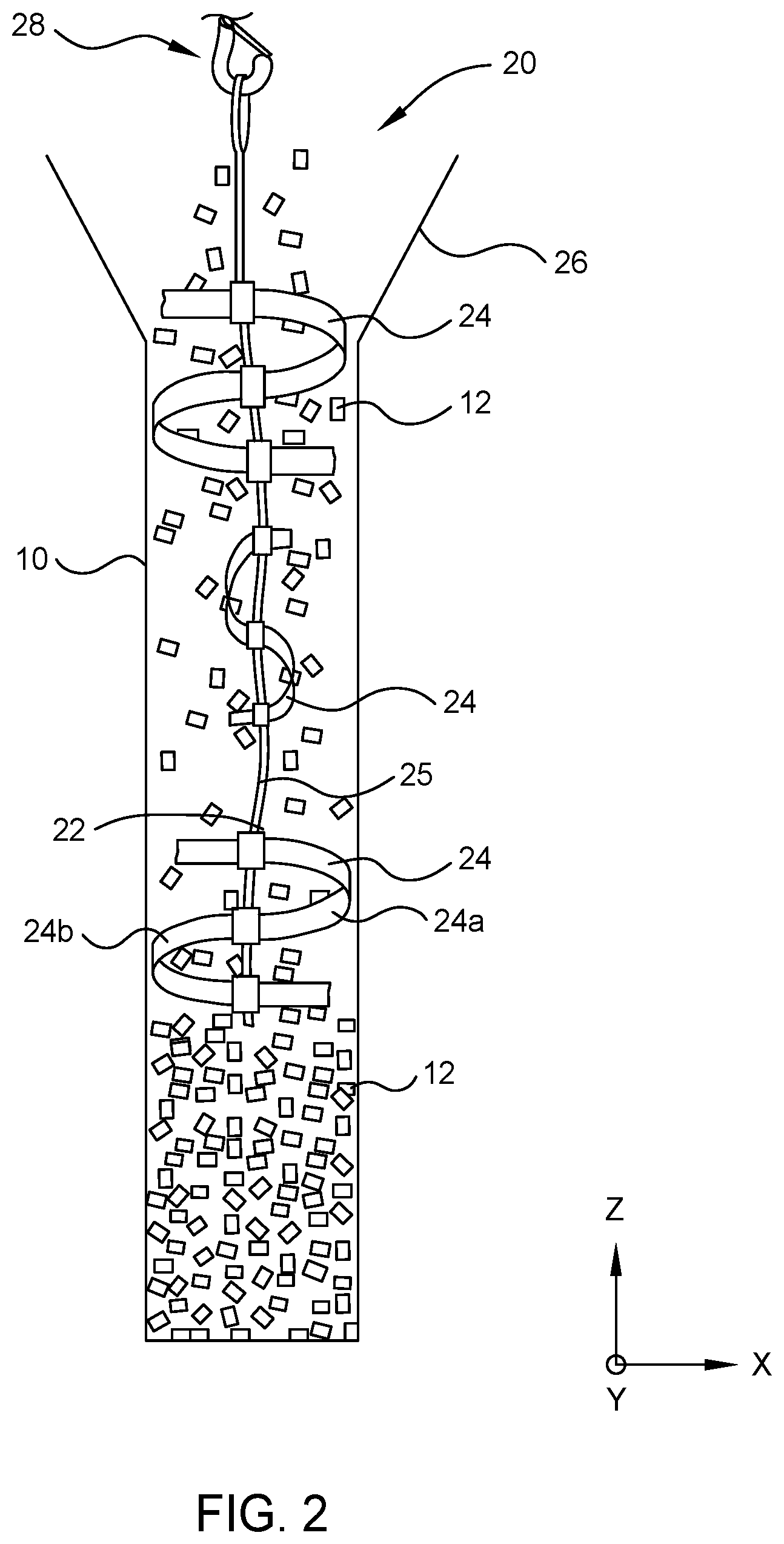 Patent US12102994 Figure 2 – Method and apparatus for loading catalyst