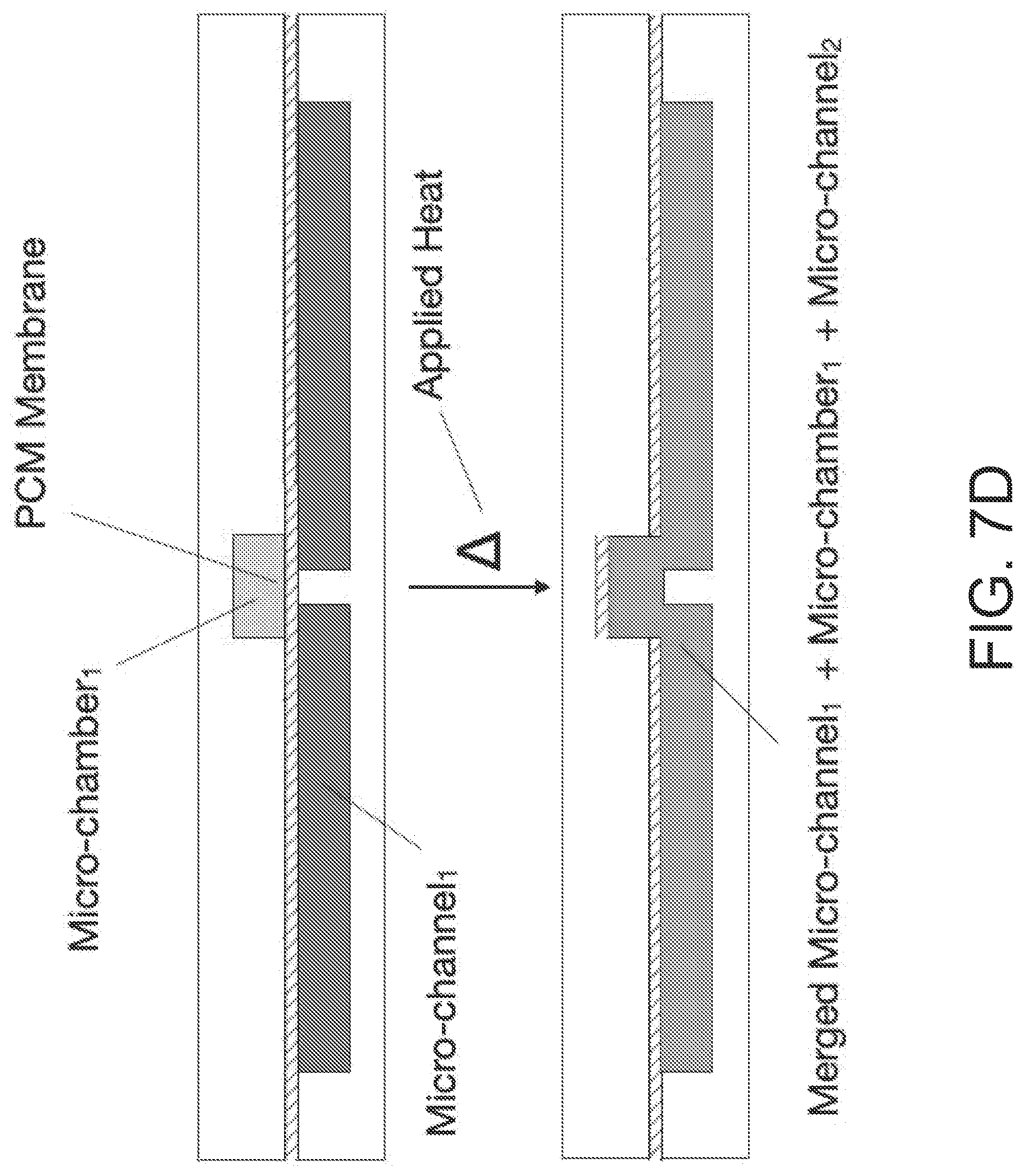 Patent US12103000 Figure 8 – Microfluidic phase-change membrane microvalves