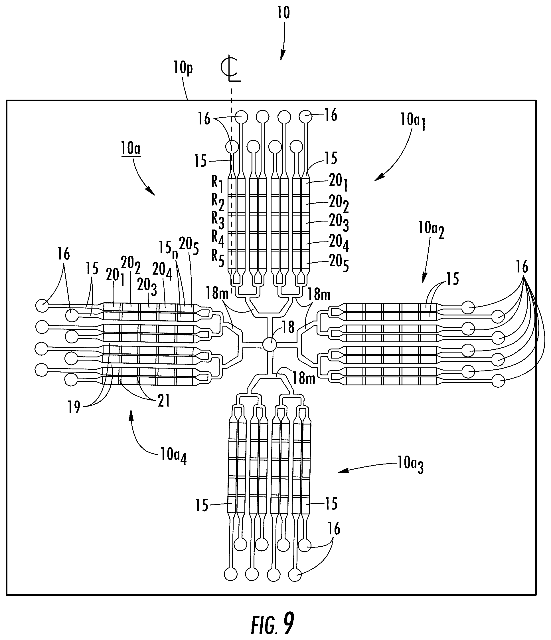 Patent US12103003 Figure 12 – Analysis systems with microfluidic devices, microfluidic devices and related methods