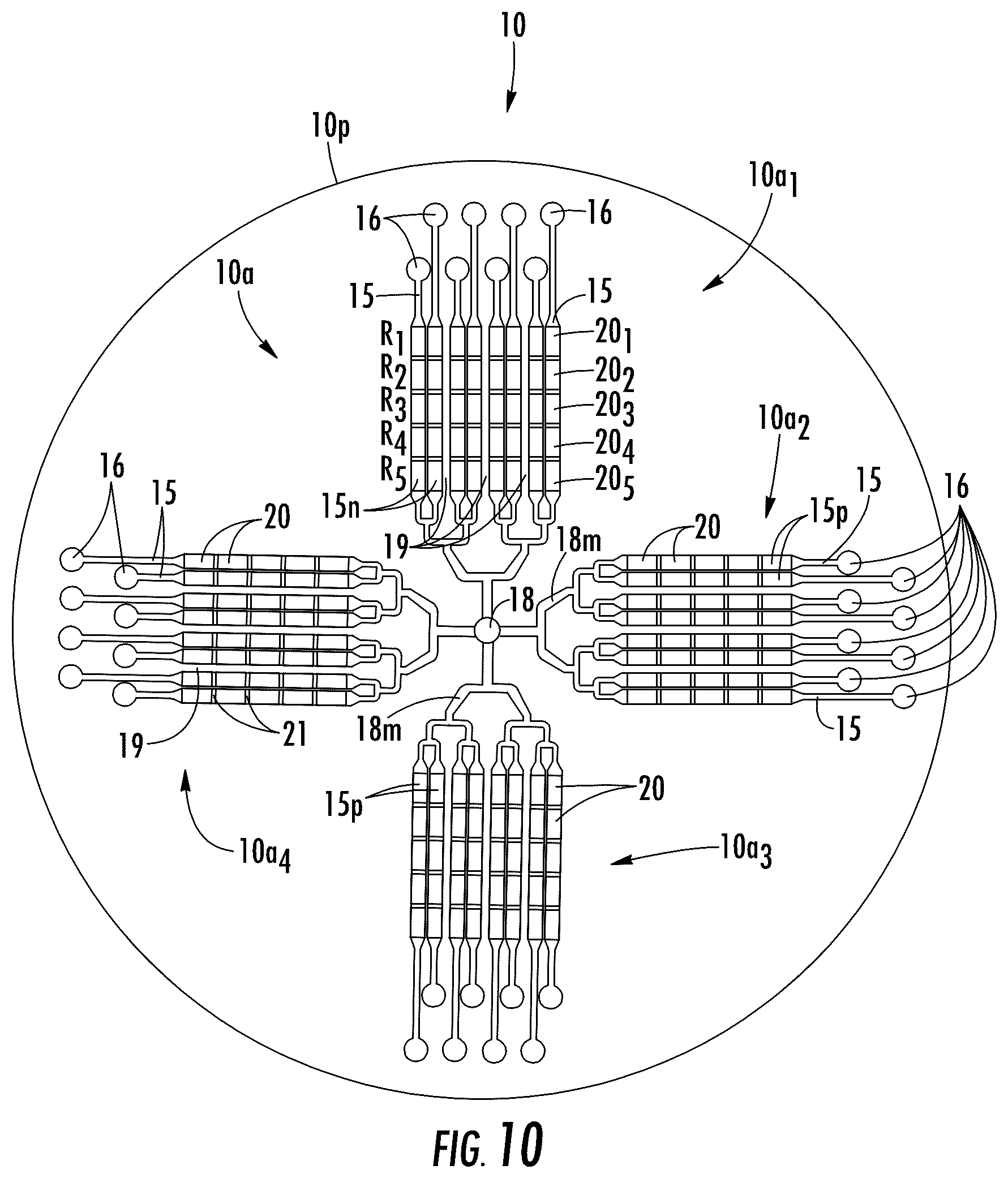 Patent US12103003 Figure 13 – Analysis systems with microfluidic devices, microfluidic devices and related methods