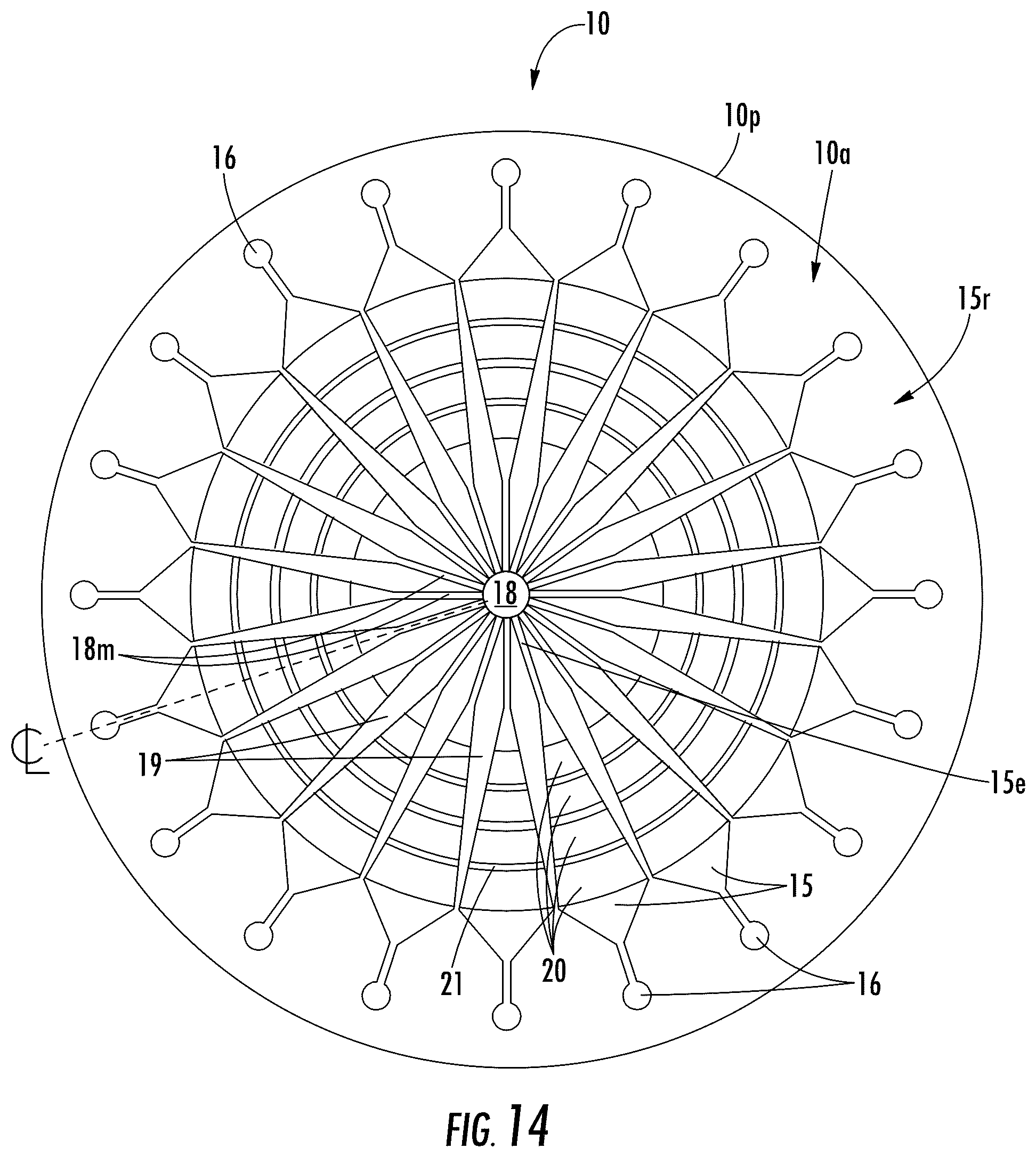 Patent US12103003 Figure 17 – Analysis systems with microfluidic devices, microfluidic devices and related methods