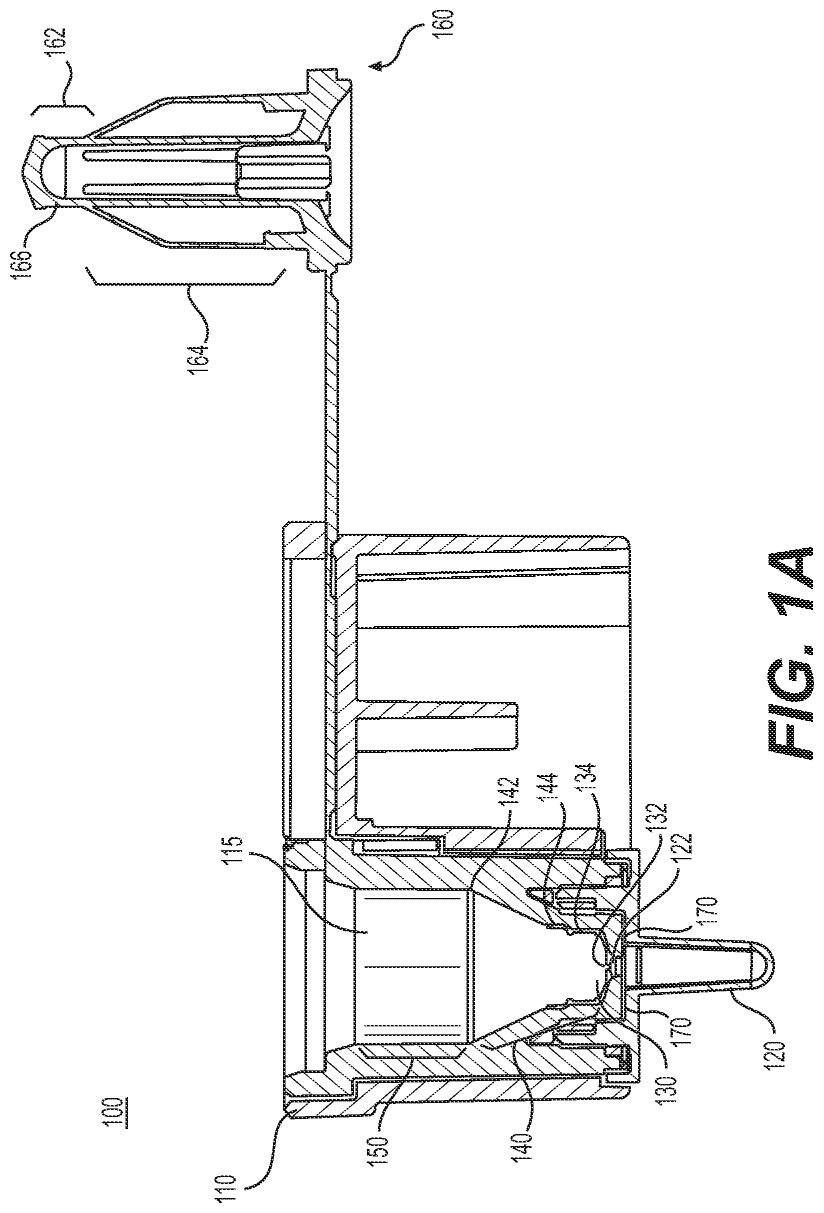 Patent US12103006 Figure 1 – Self-metering of fluid into a reaction chamber