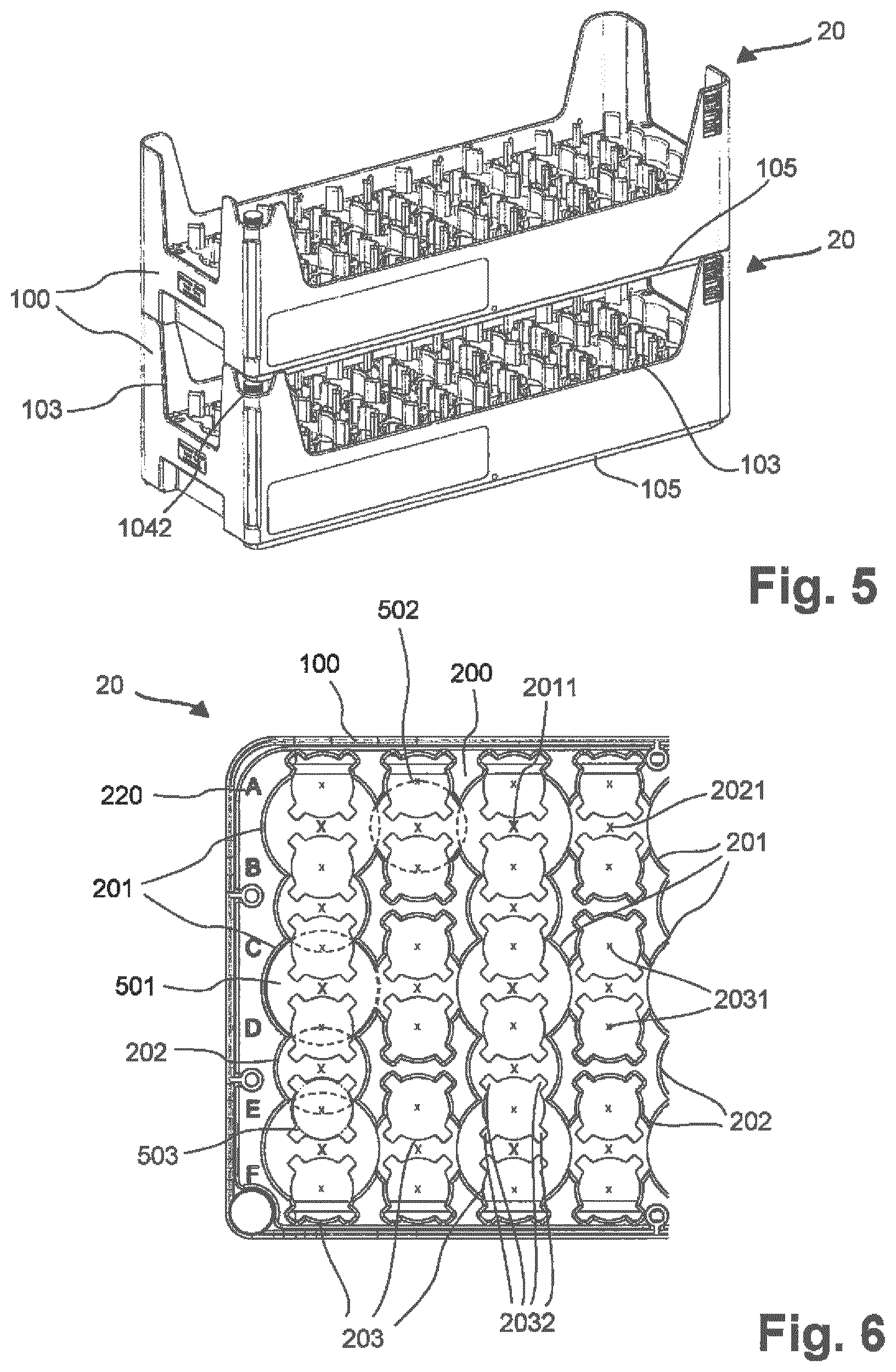 Patent US12103007 Figure 3 – Base module and tray insert of a multipurpose tray for an automated processing system, multipurpose tray for an automated processing system, and method of simplified loading/unloading of a multipurpose tray into/from an automated processing system