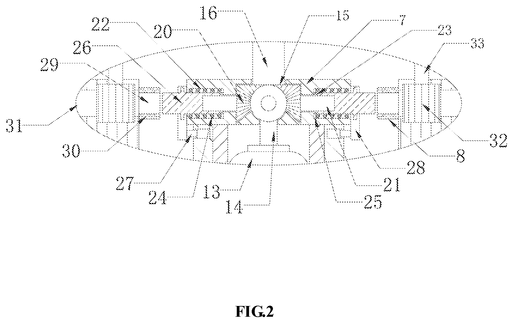 Patent US12103009 Figure 2 – Energy-saving preparation system for silicon-carbon anode material of lithium battery