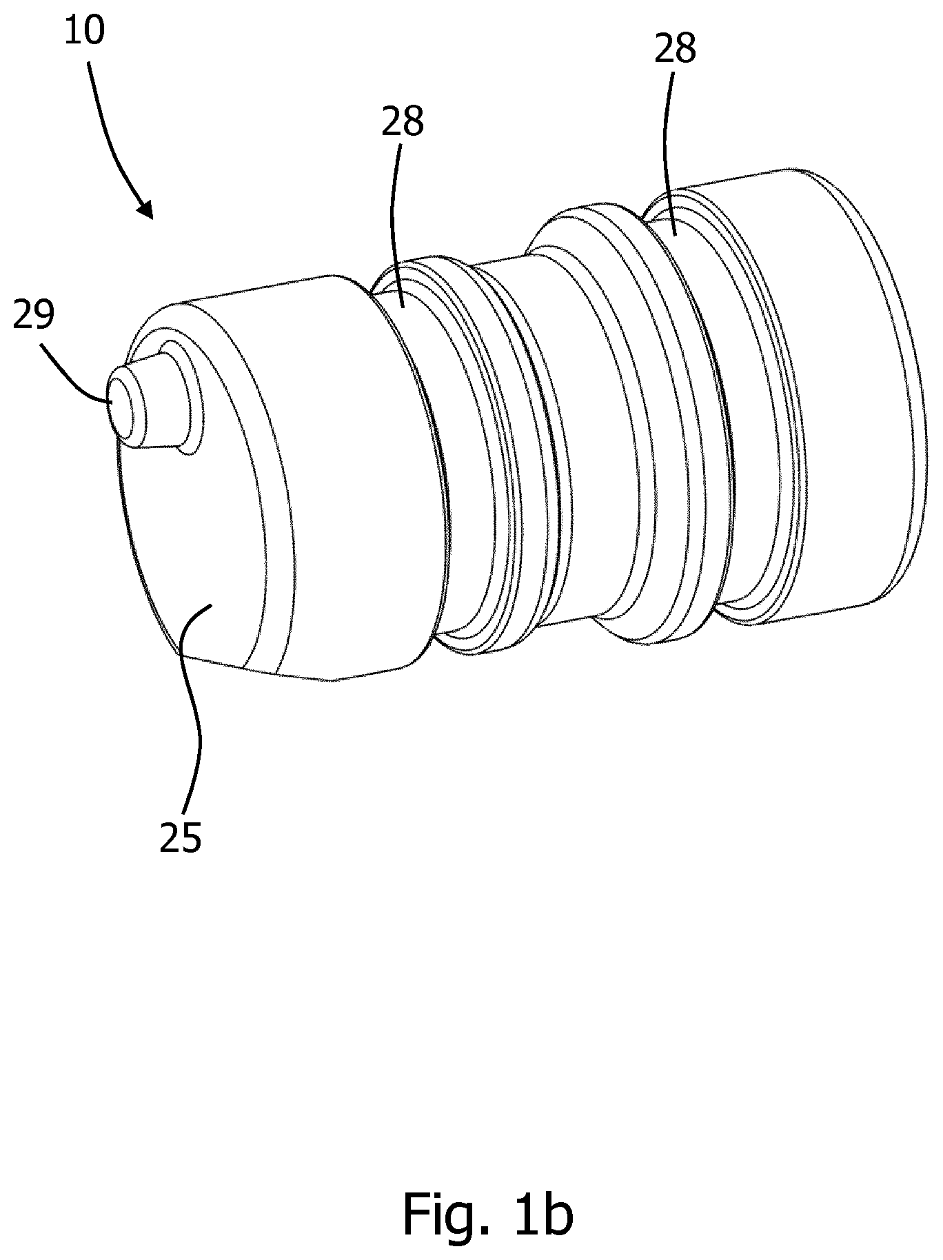Patent US12103016 Figure 2 – Outlet nozzle for a centrifuge bowl, nozzle insert, centrifuge bowl, mounting tool, and method for mounting an outlet nozzle