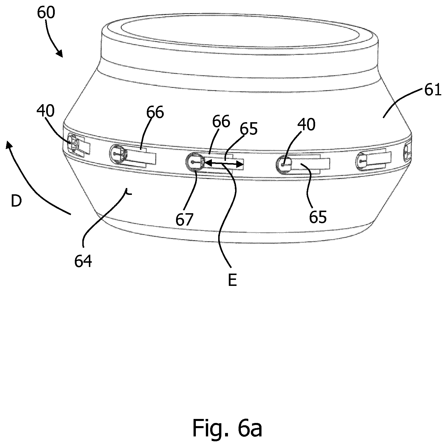 Patent US12103016 Figure 9 – Outlet nozzle for a centrifuge bowl, nozzle insert, centrifuge bowl, mounting tool, and method for mounting an outlet nozzle
