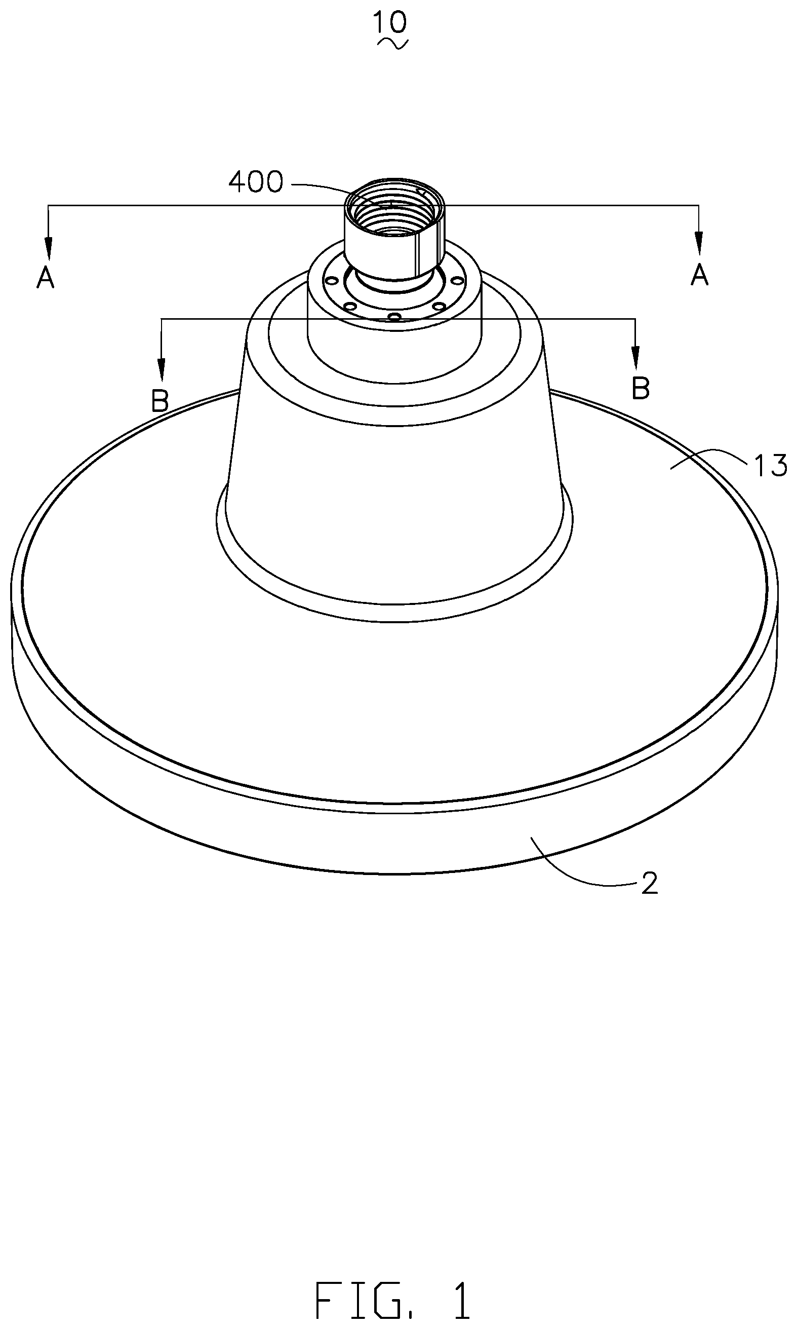 Patent US12103019 Figure 1 – Water filter device and spray head having the same