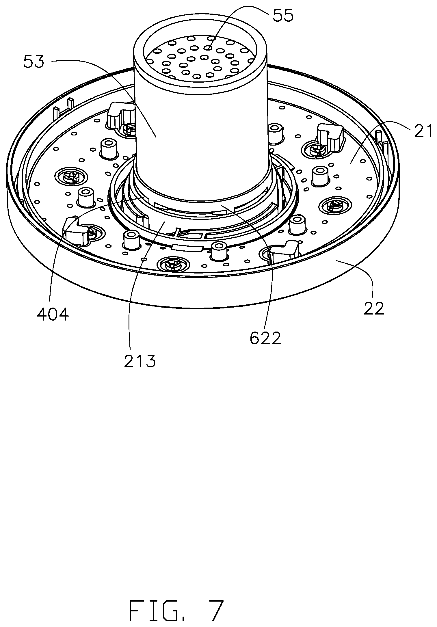 Patent US12103019 Figure 7 – Water filter device and spray head having the same