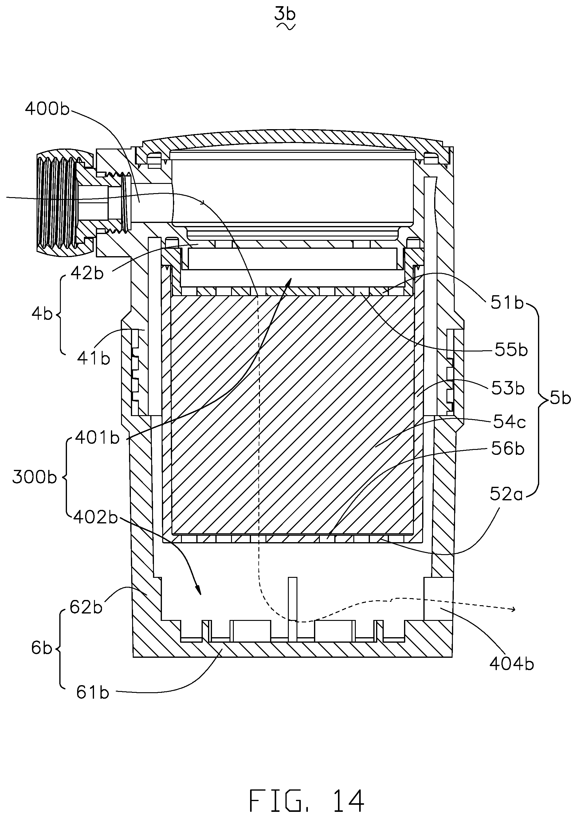 Patent US12103019 Figure 14 – Water filter device and spray head having the same
