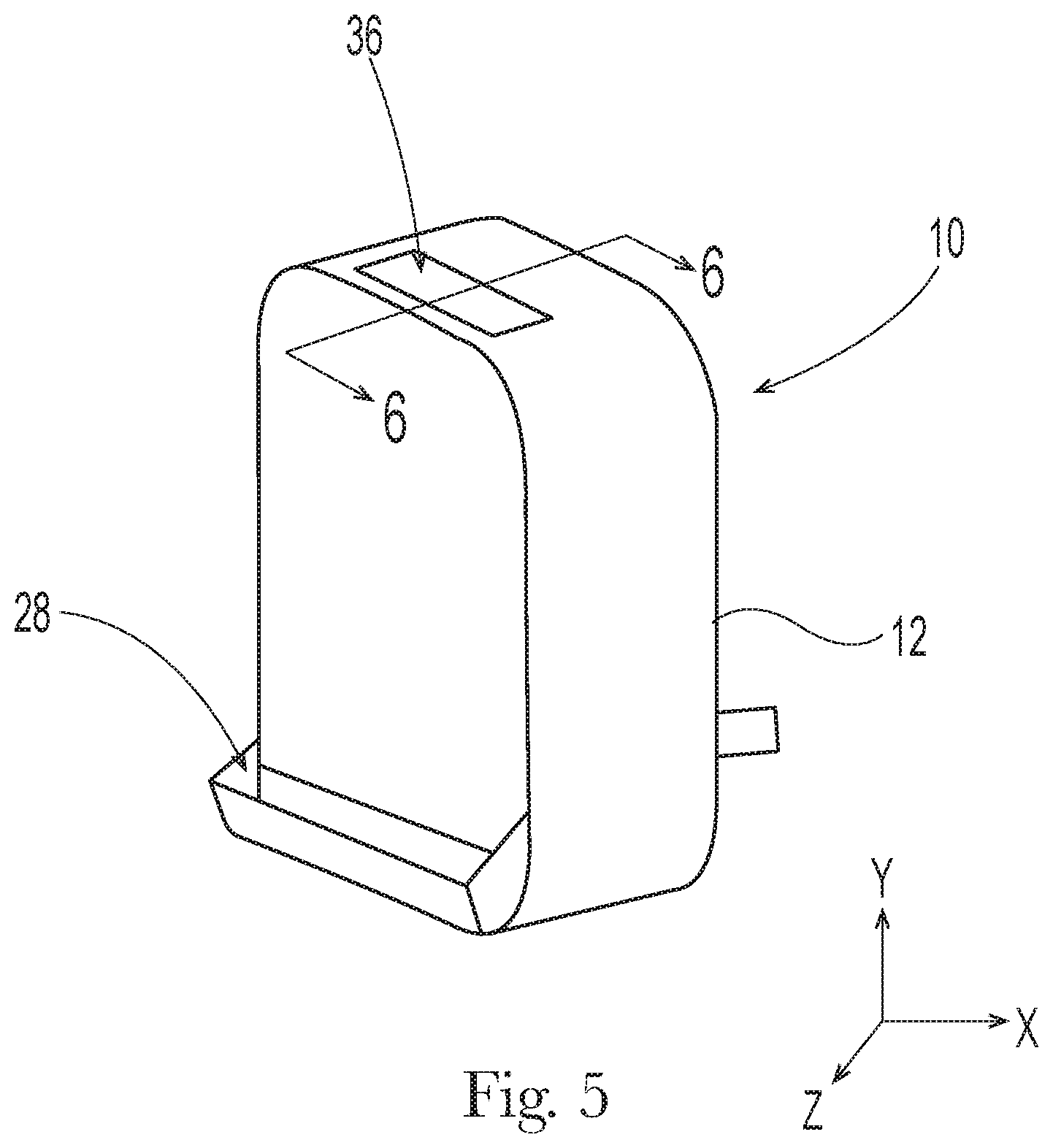 Patent US12103020 Figure 5 – Microfluidic delivery device and method for dispensing a fluid composition upward into the air
