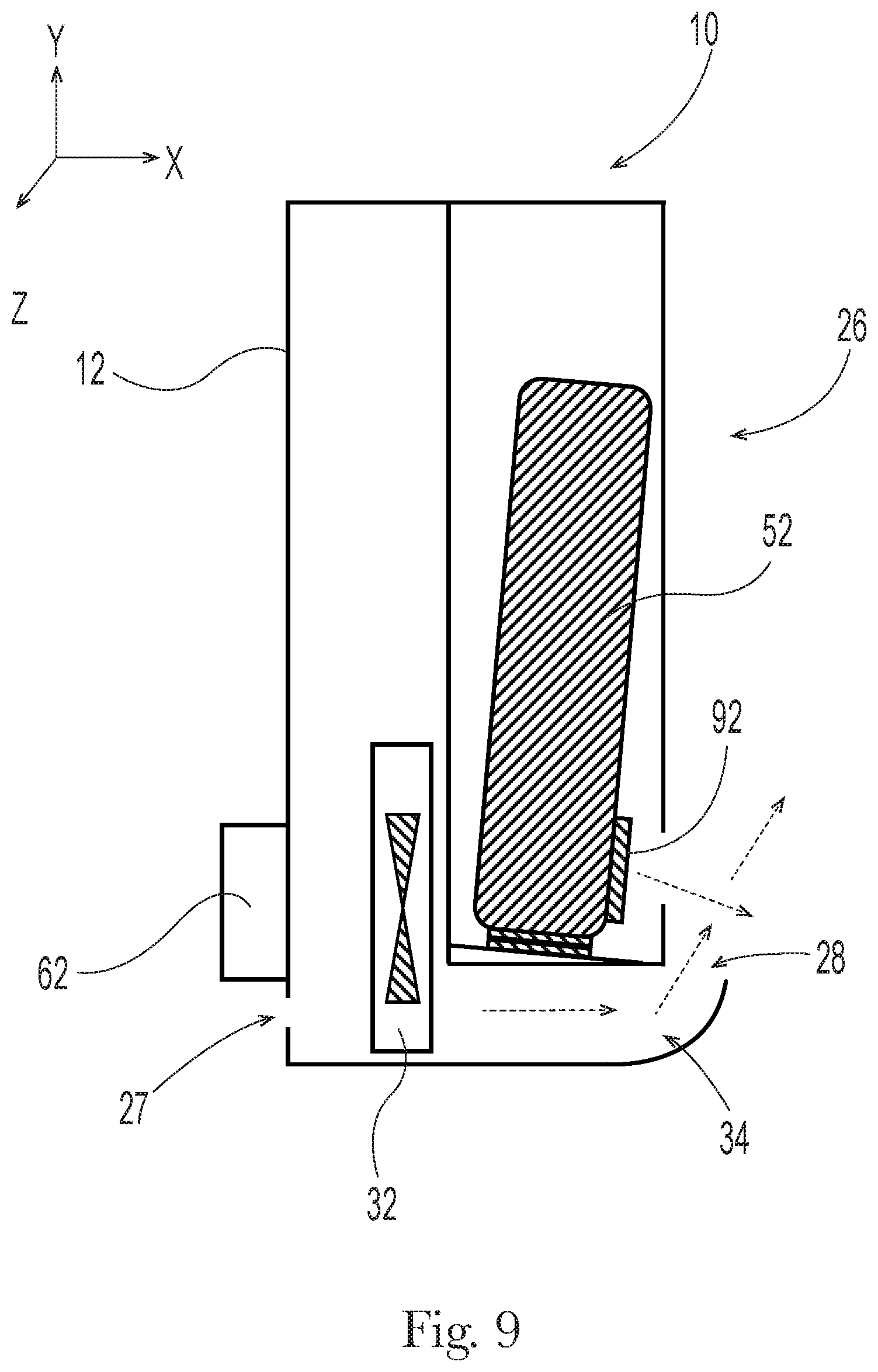 Patent US12103020 Figure 8 – Microfluidic delivery device and method for dispensing a fluid composition upward into the air