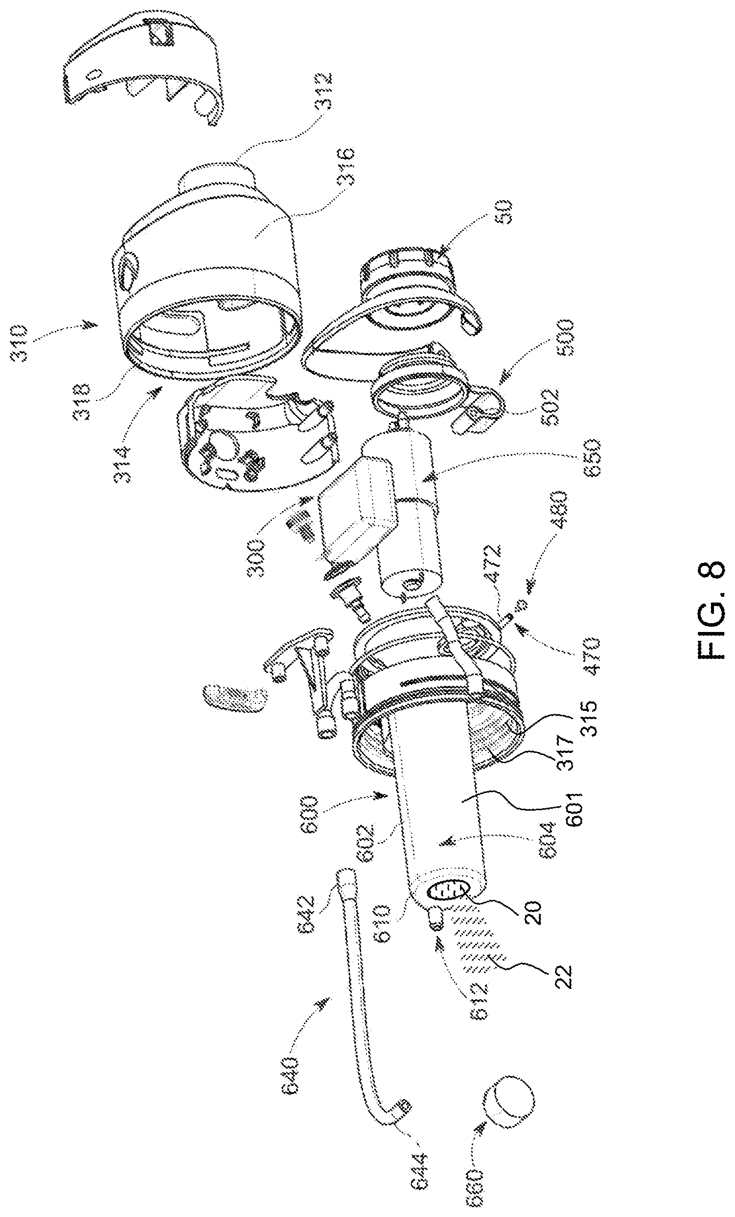 Patent US12103023 Figure 5 – Mist and drink bottle cap