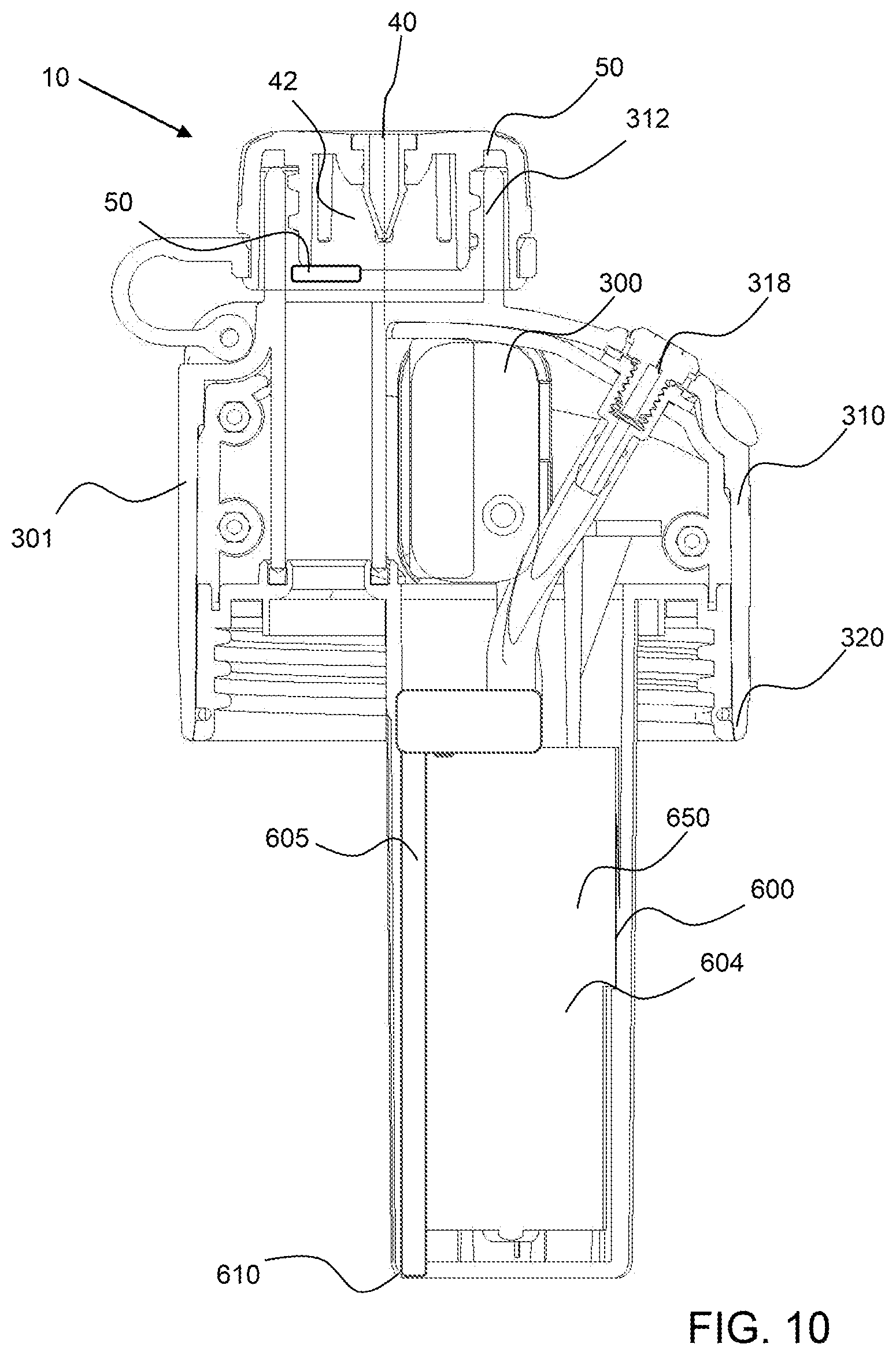 Patent US12103023 Figure 7 – Mist and drink bottle cap