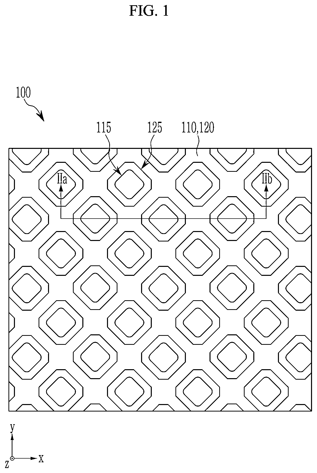 Patent US12103024 Figure 1 – Mask for deposition
