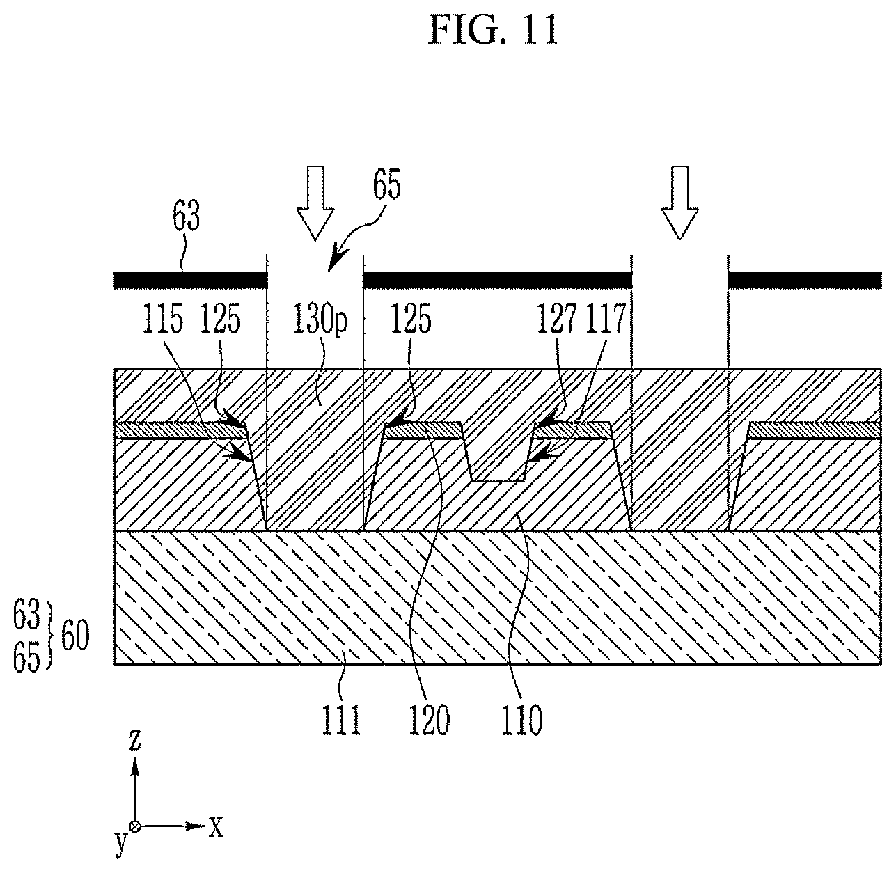 Patent US12103024 Figure 11 – Mask for deposition