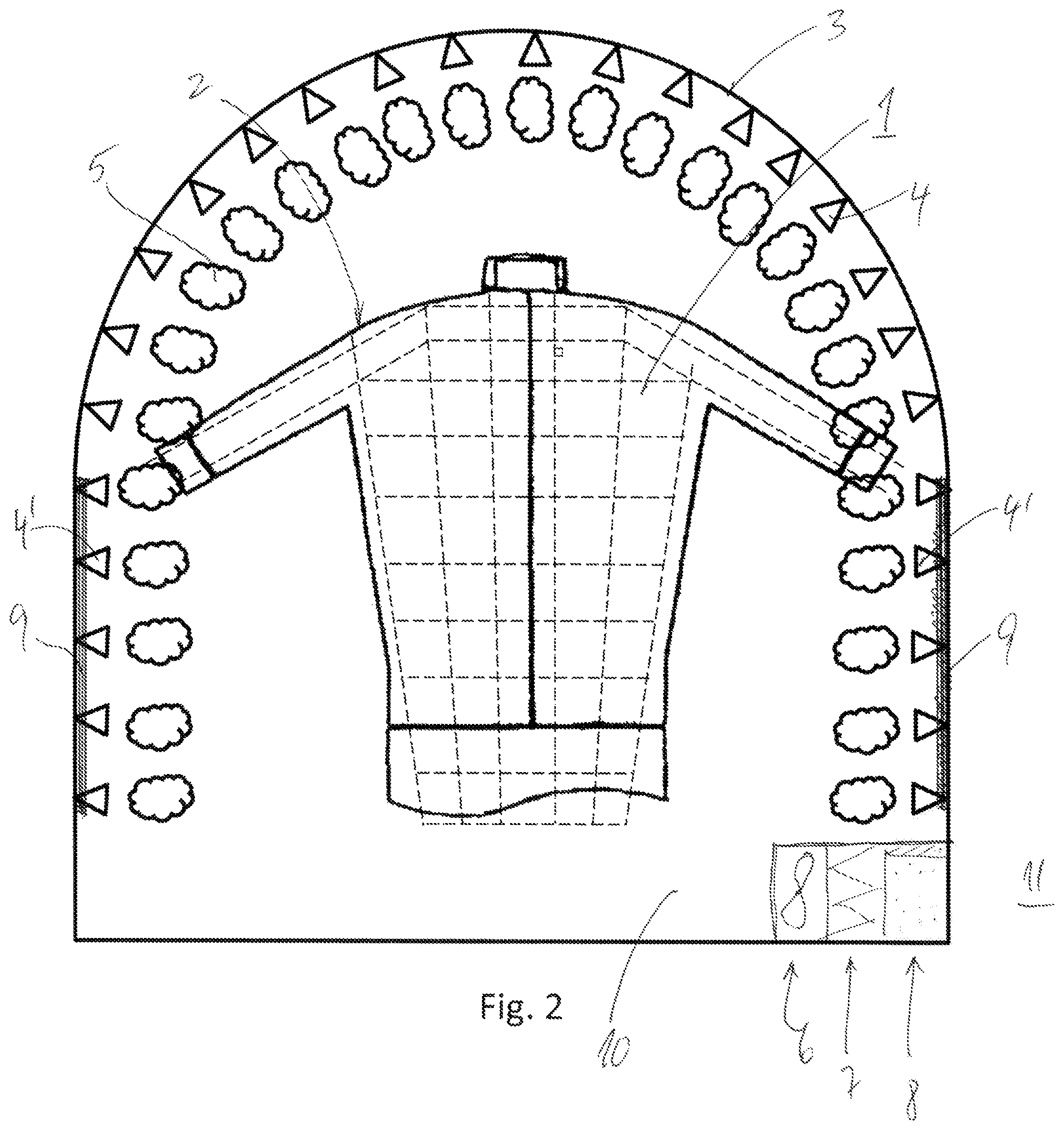 Patent US12103026 Figure 2 – Method for impregnating a garment and apparatus for impregnating a garment