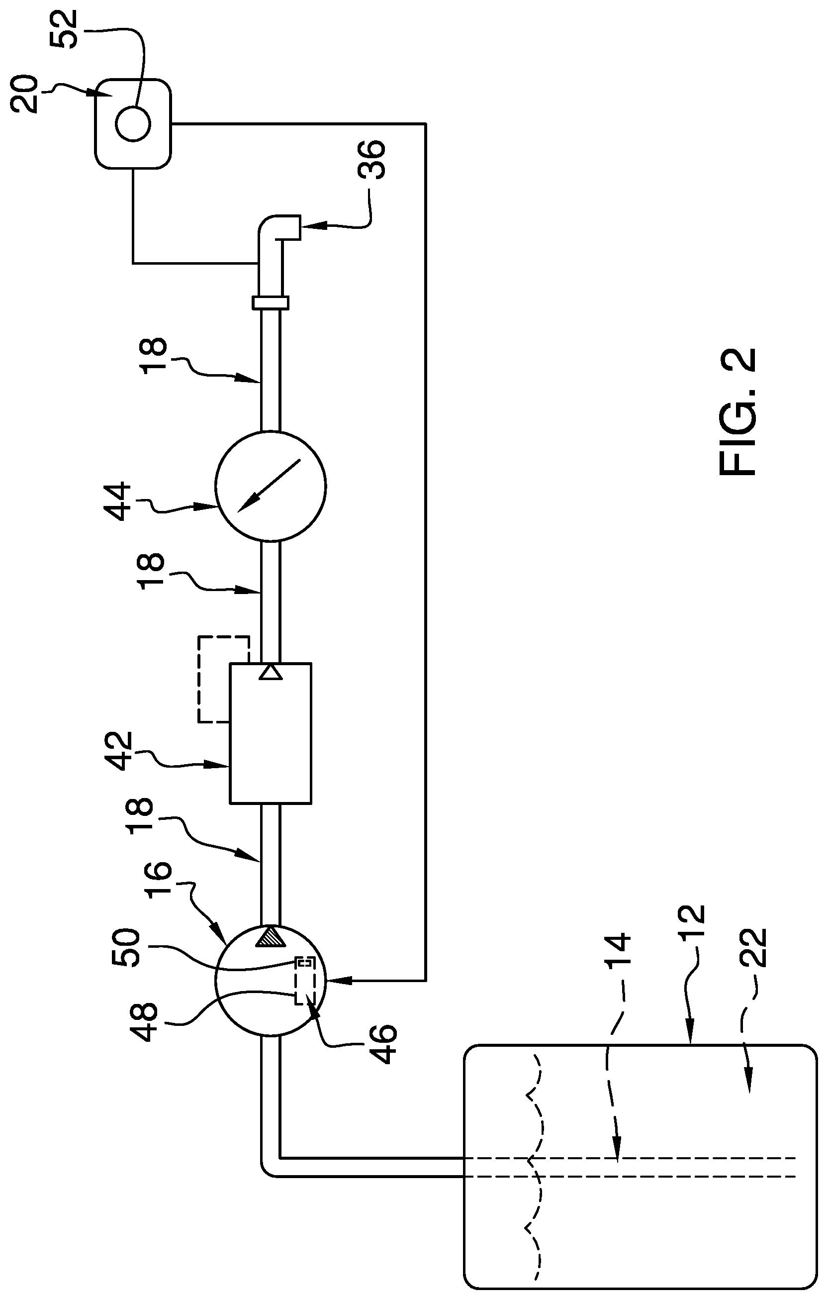 Patent US12103032 Figure 2 – Liquid product distribution assembly