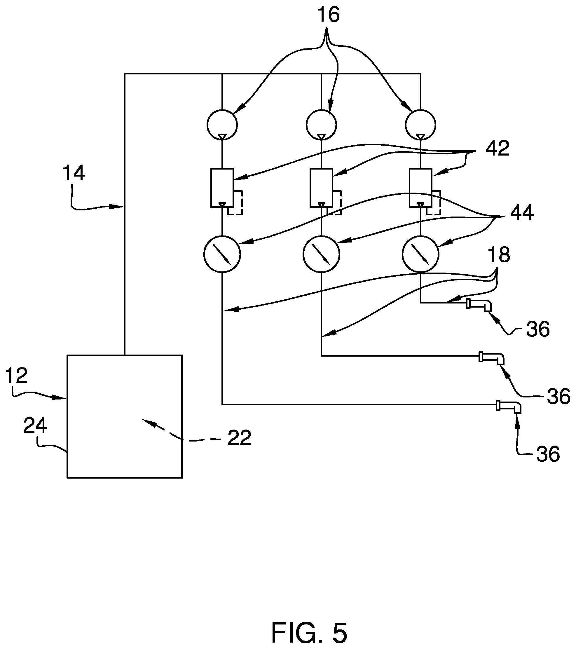 Patent US12103032 Figure 5 – Liquid product distribution assembly