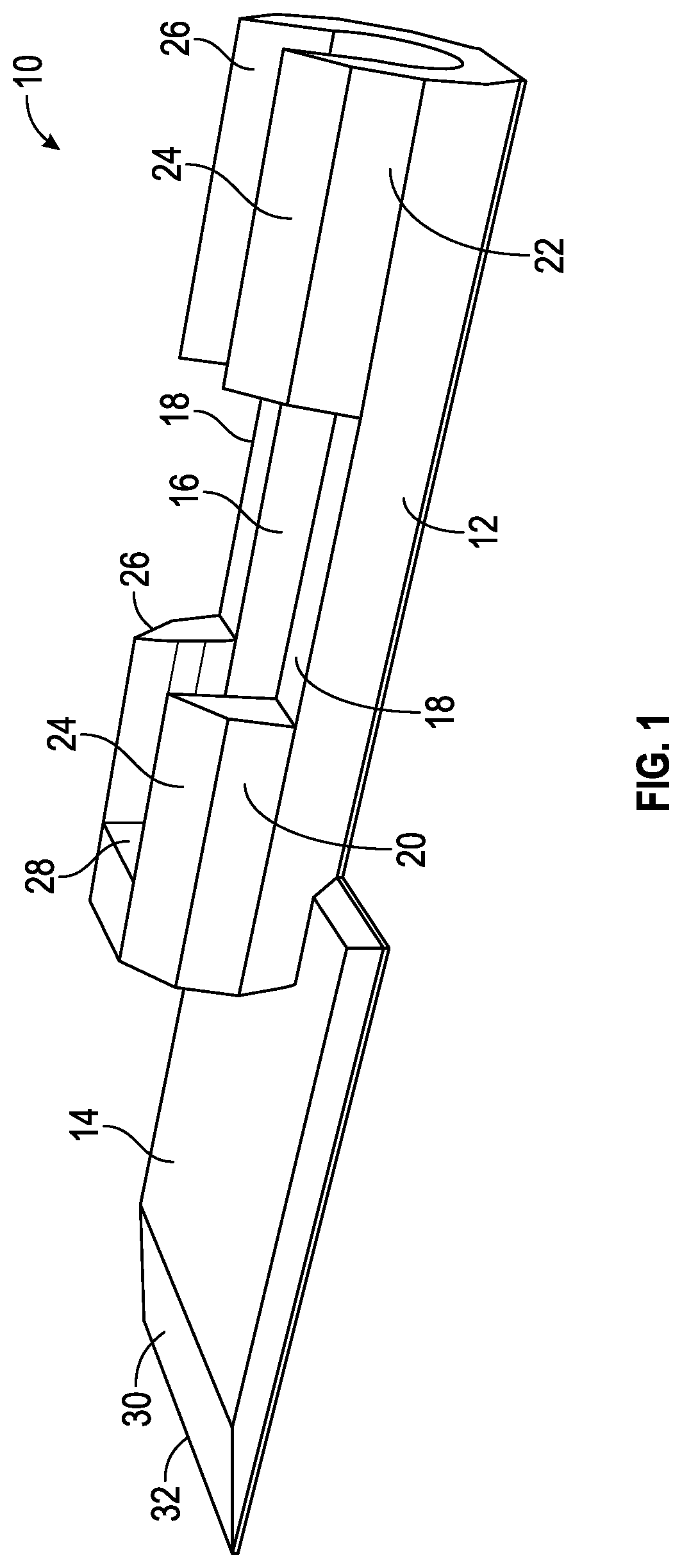 Patent US12103034 Figure 1 – Paint scraper